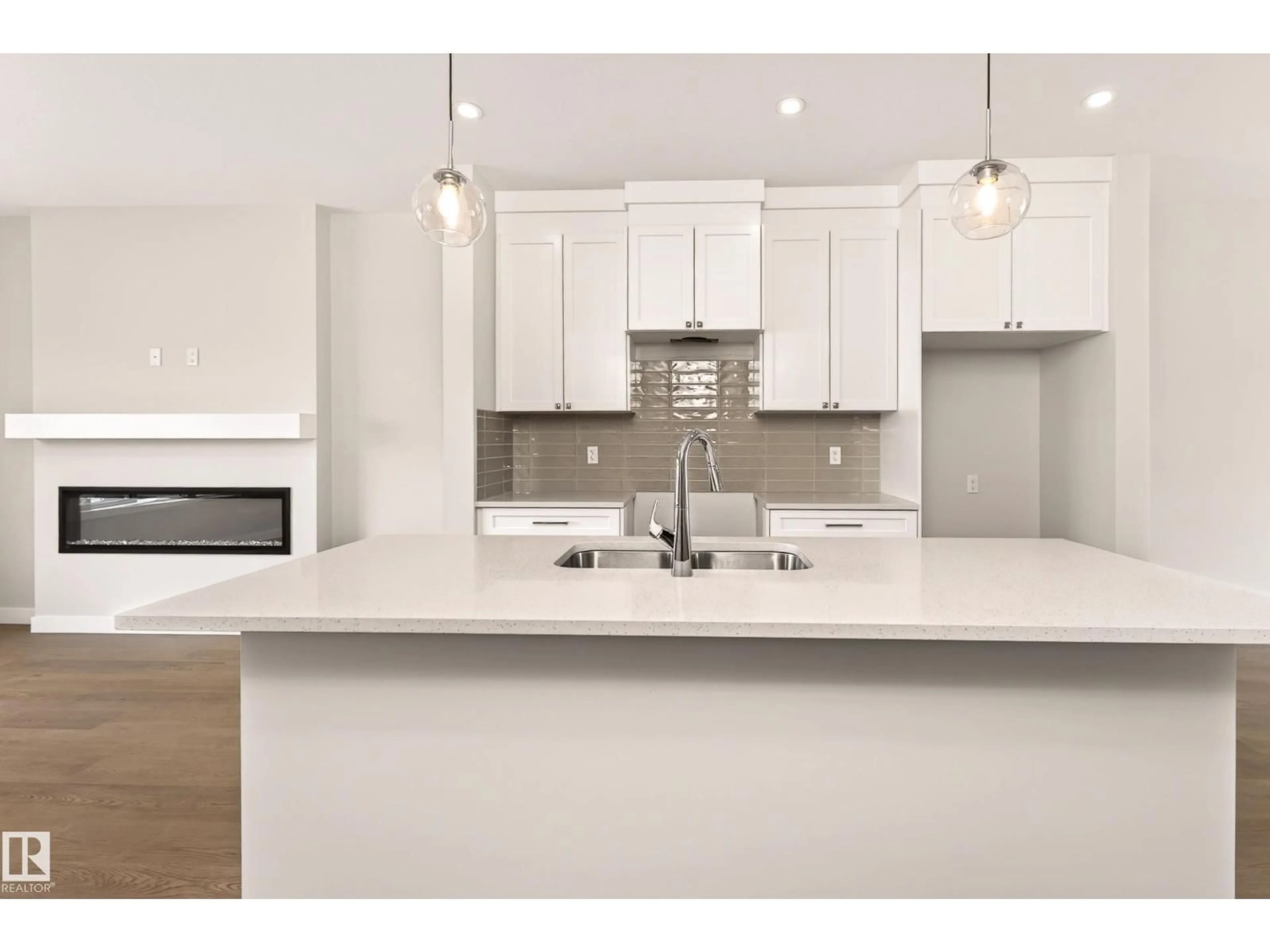 Open concept kitchen, unknown for 8531 96 AV, Morinville Alberta T8R2R5