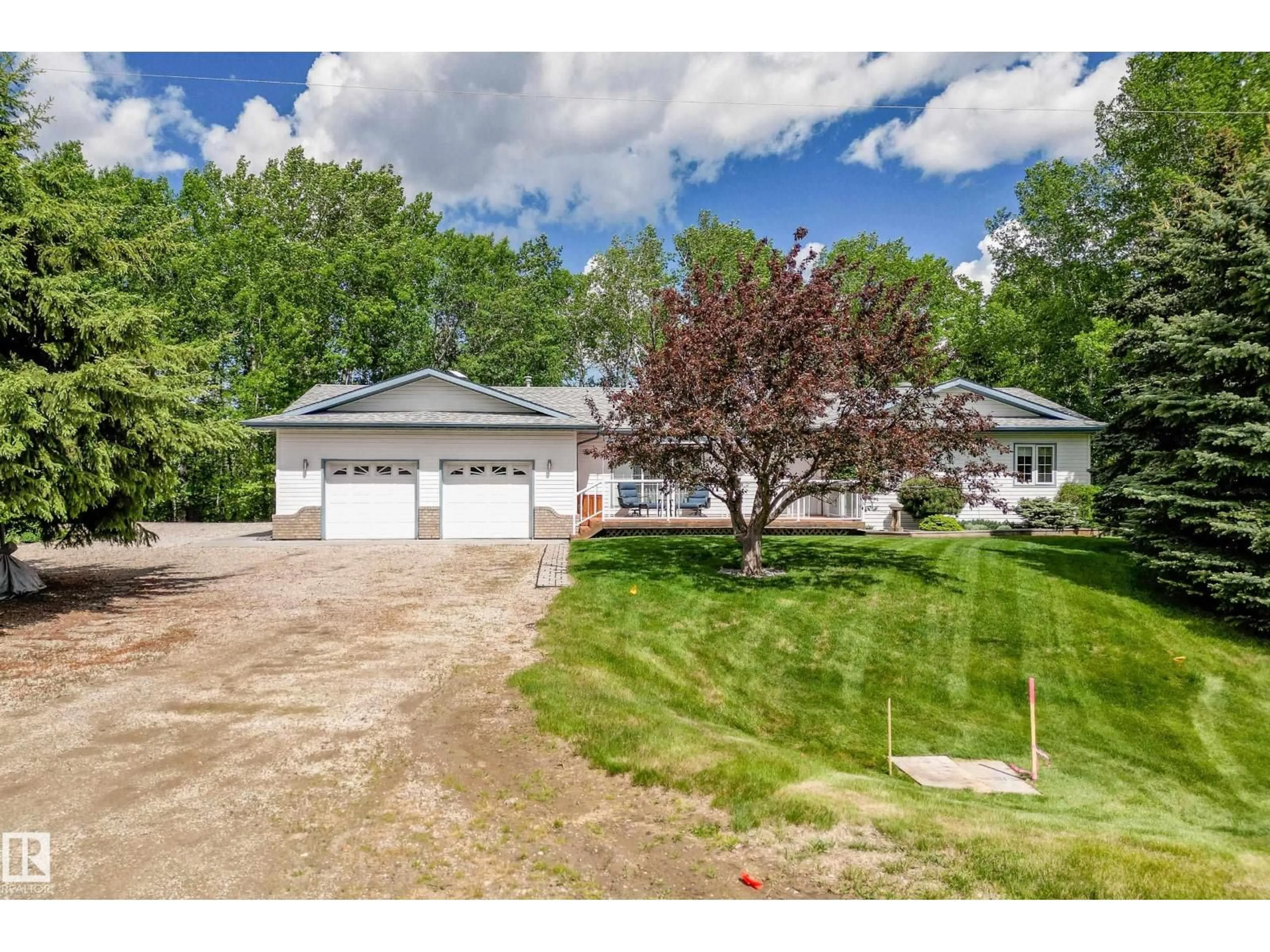 A pic from outside/outdoor area/front of a property/back of a property/a pic from drone, unknown for 100 53315 RGE RD 20, Rural Parkland County Alberta T7Z1X2