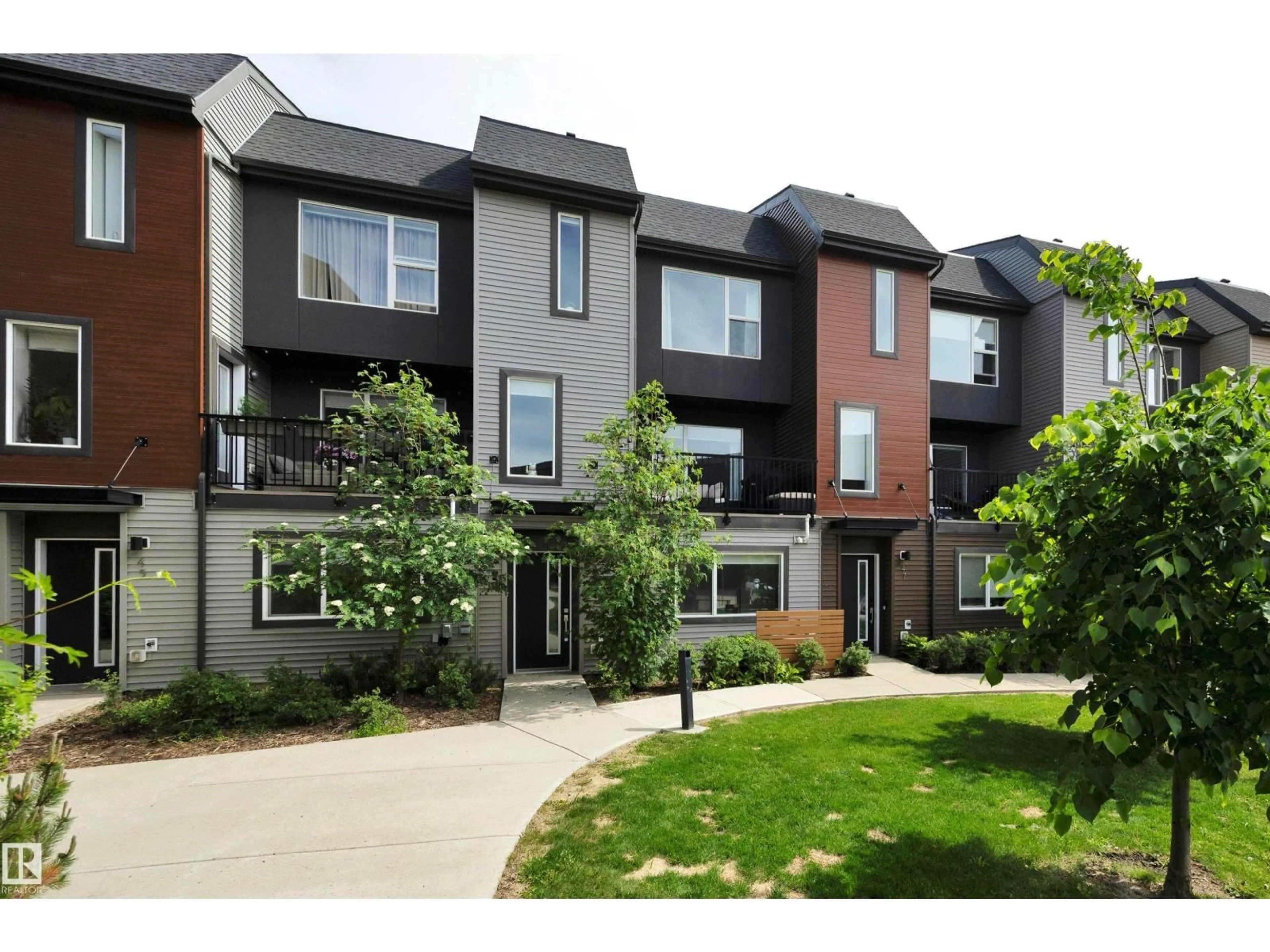 Home with brick exterior material, street for #46 - 1075 ROSENTHAL BV, Edmonton Alberta T5T7G5