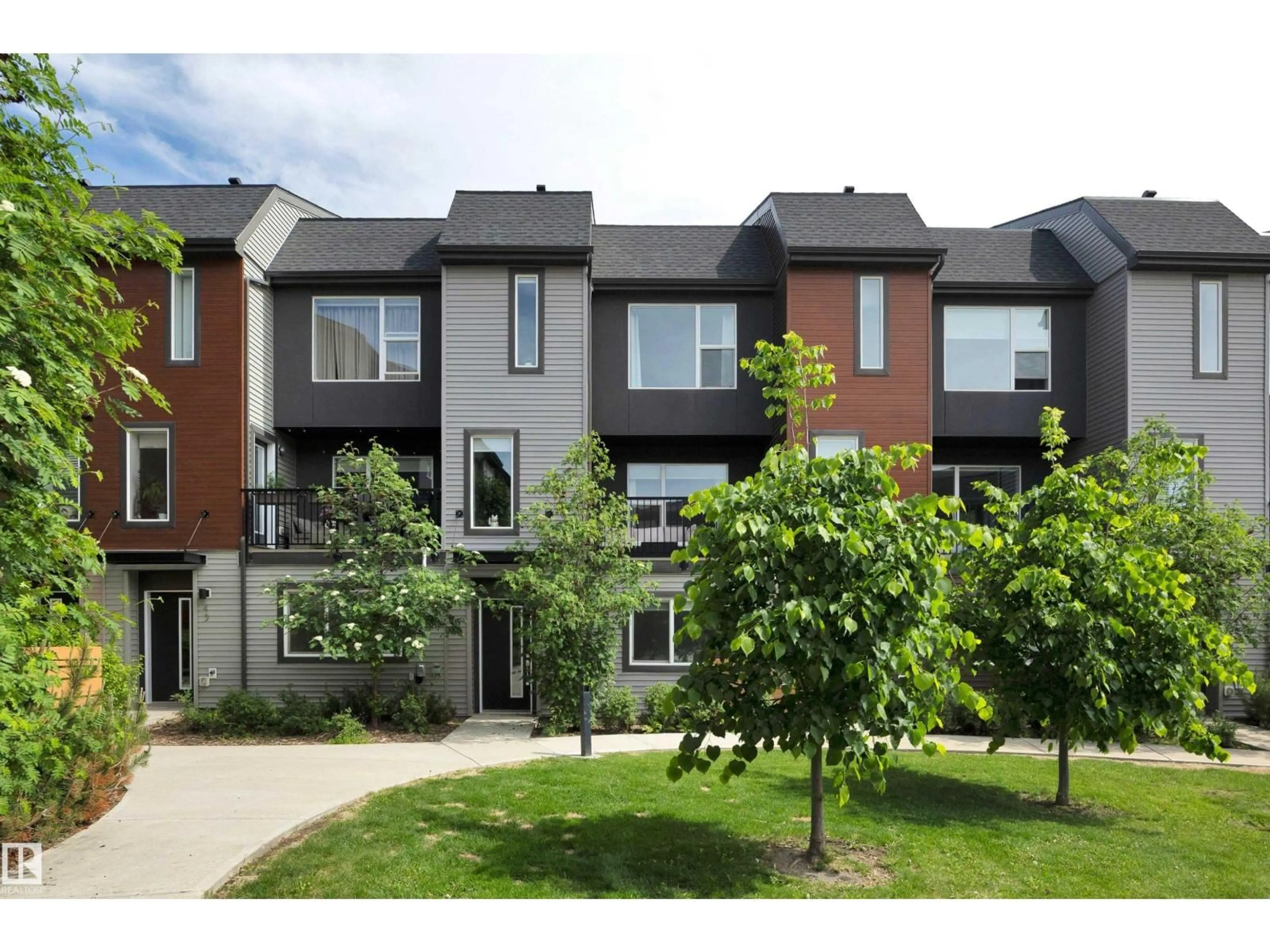 Home with brick exterior material, street for #46 - 1075 ROSENTHAL BV, Edmonton Alberta T5T7G5