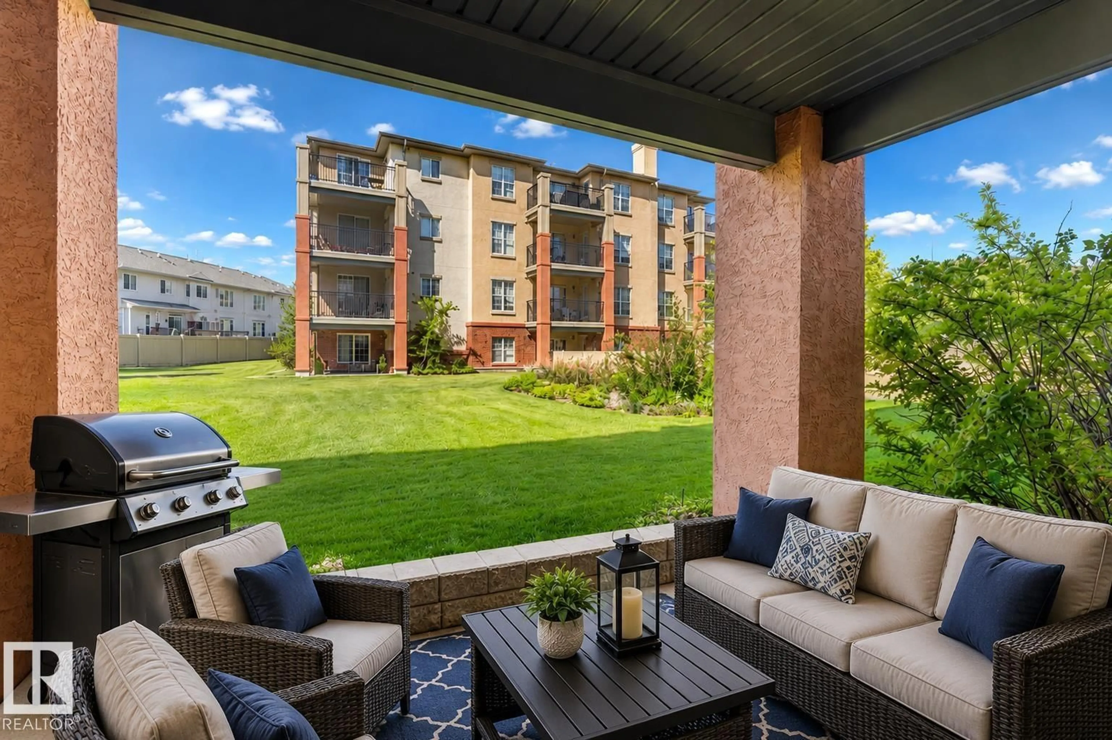 Patio, unknown for 114 - 11453 ELLERSLIE RD SW, Edmonton Alberta T6W1T3