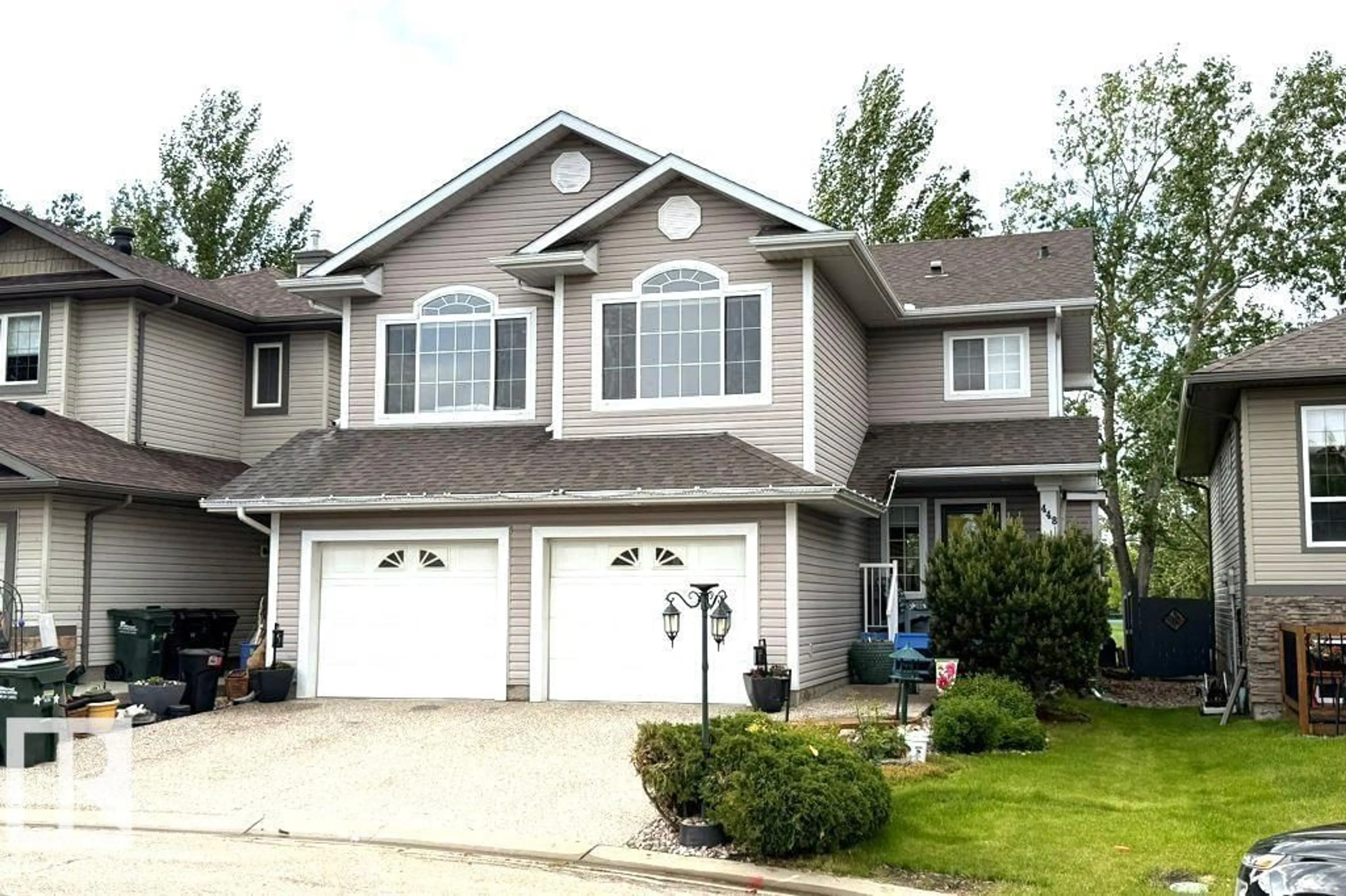 Home with vinyl exterior material, street for 448 FORREST DR, Sherwood Park Alberta T8A6L2