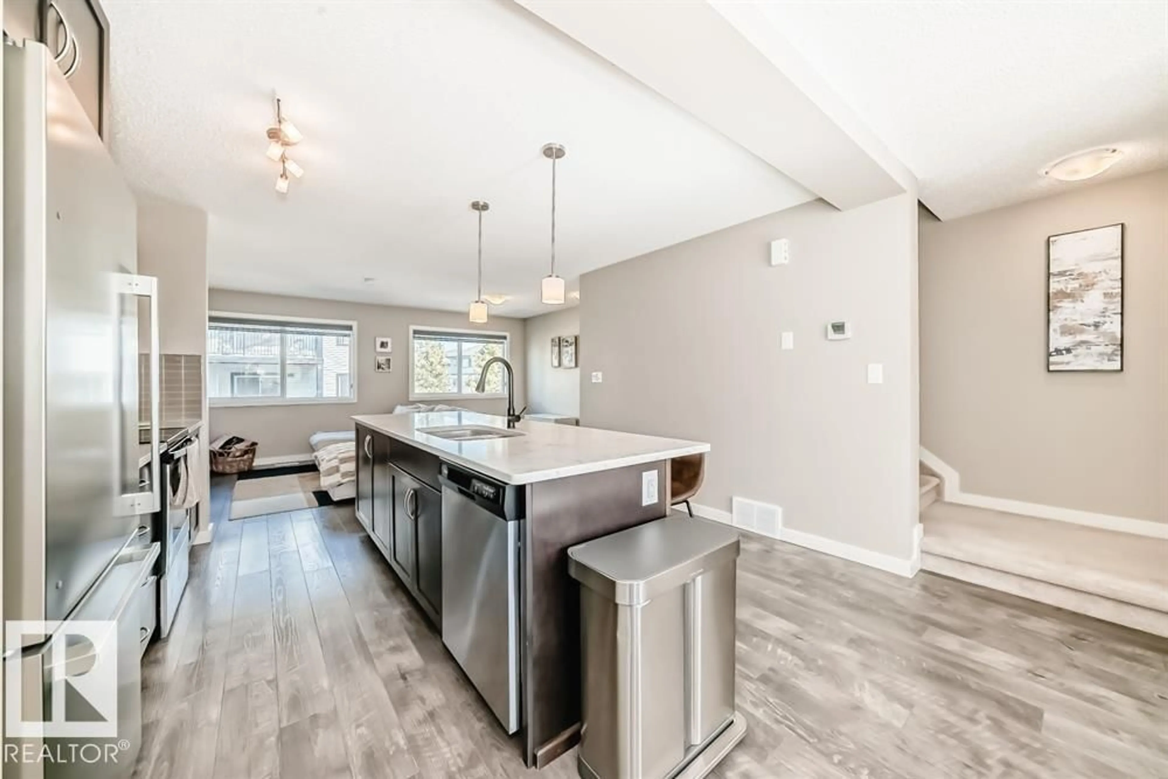 Open concept kitchen, unknown for 3346 15A AV, Edmonton Alberta T6T0Y1