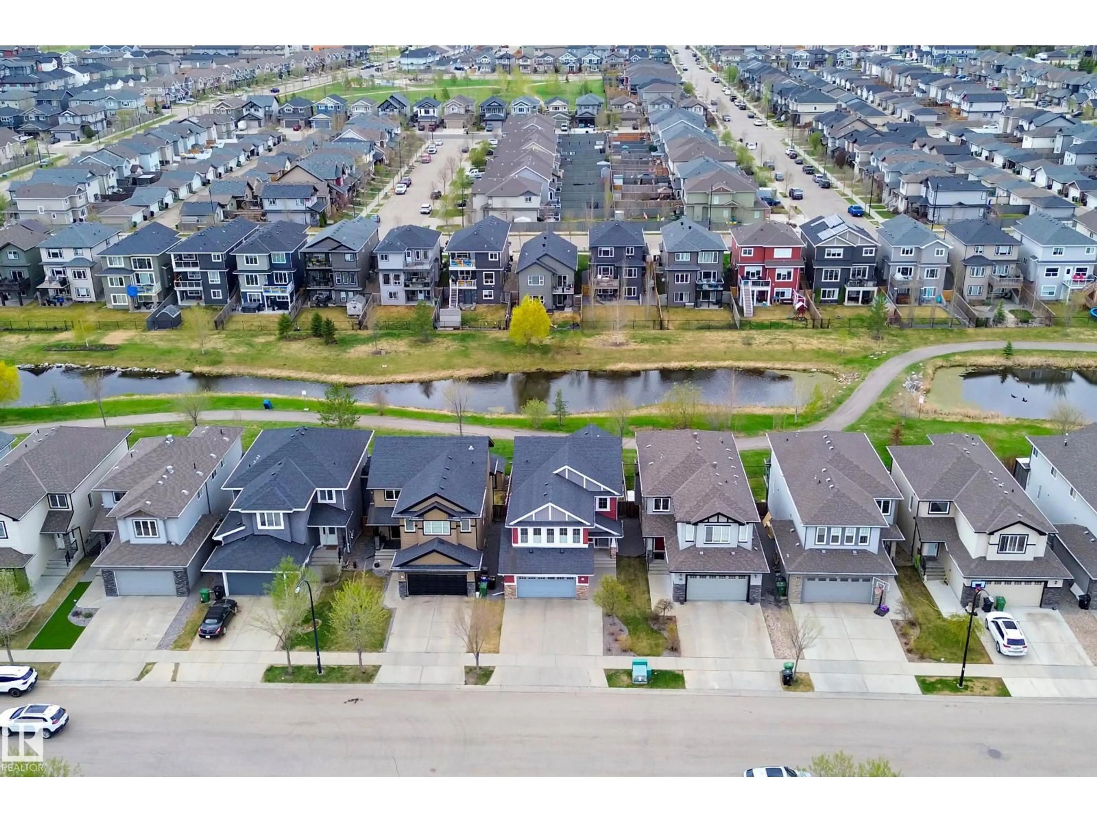 A pic from outside/outdoor area/front of a property/back of a property/a pic from drone, street for 37 CRANSTON PL, Fort Saskatchewan Alberta T8L0K7