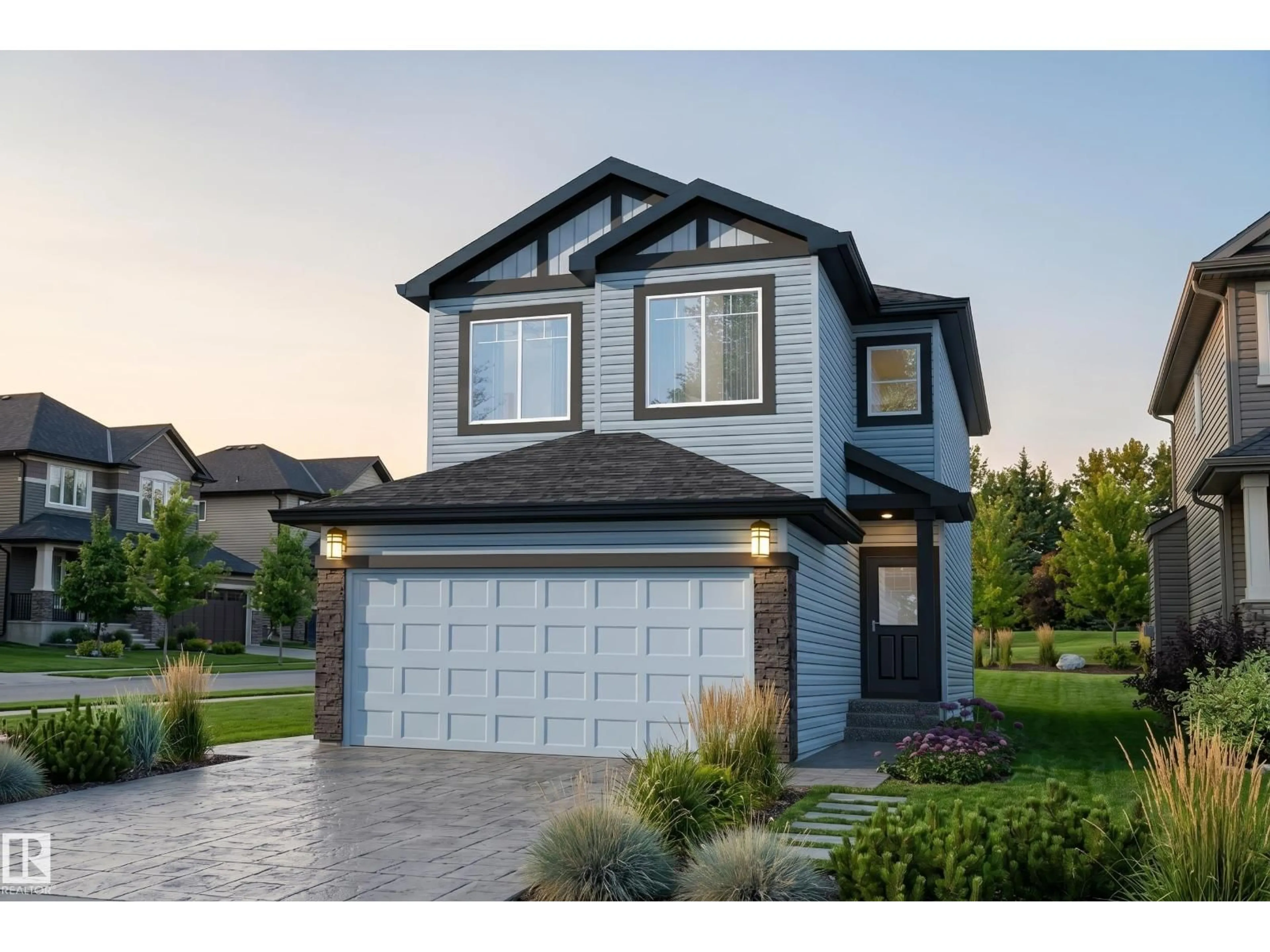 Home with vinyl exterior material, street for 1843 188 ST, Edmonton Alberta T6M3N6