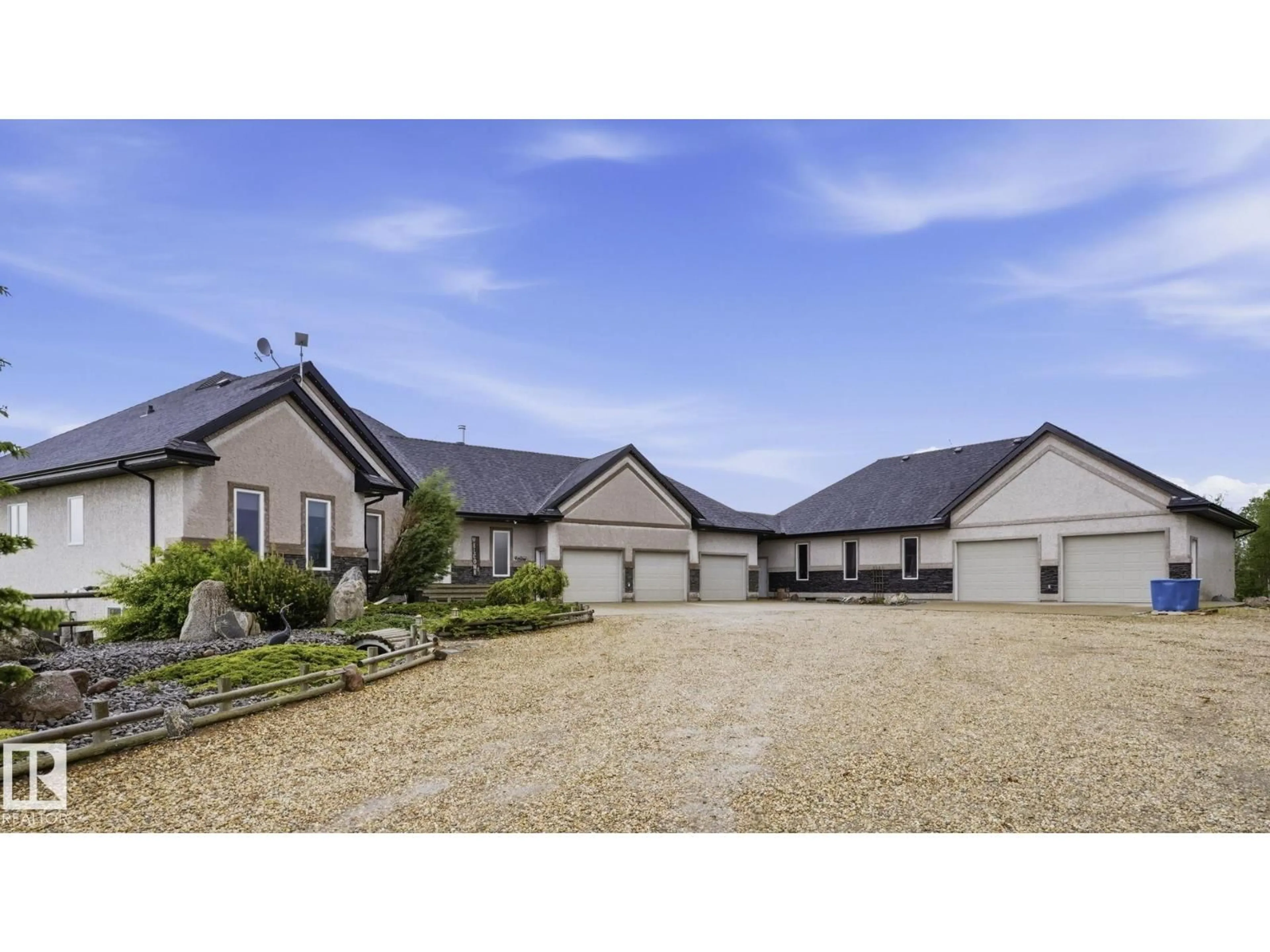 A pic from outside/outdoor area/front of a property/back of a property/a pic from drone, street for 3115 HGHWAY 627, Rural Parkland County Alberta T7Z2L3