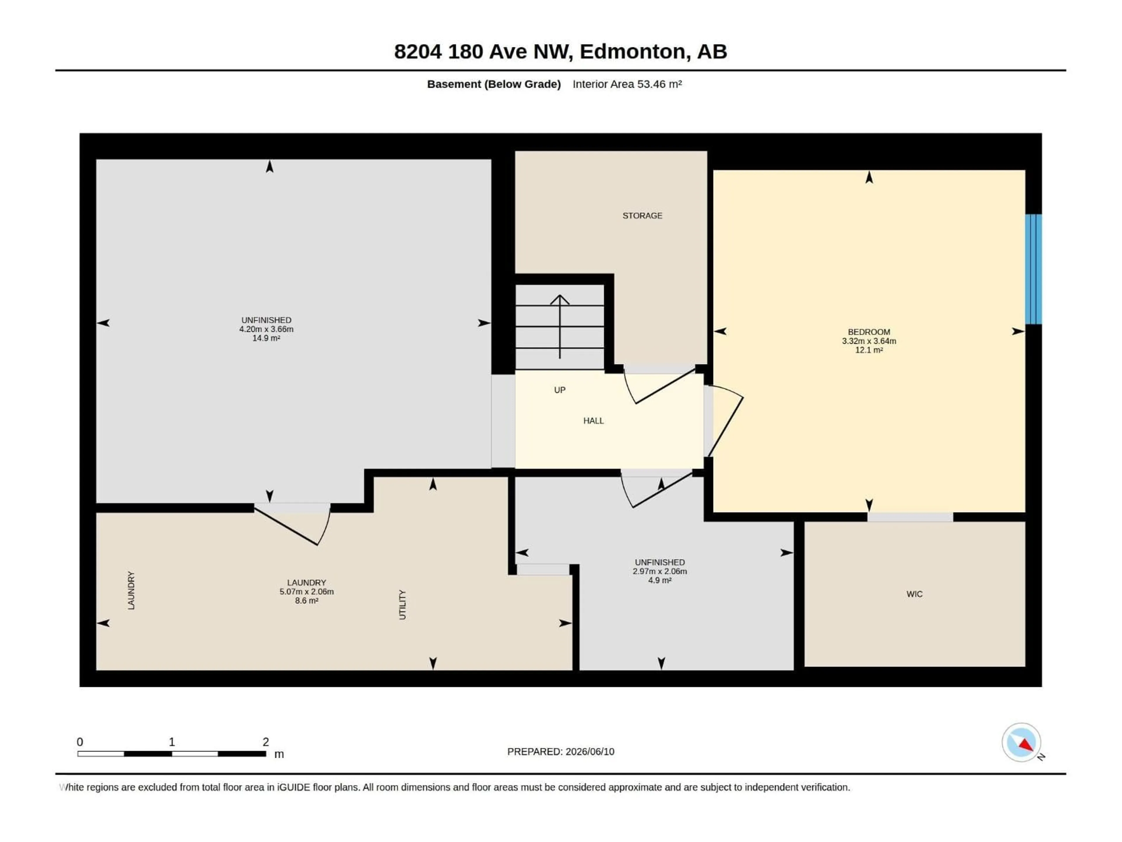 Floor plan for 8204 180 AV, Edmonton Alberta T5Z0H8