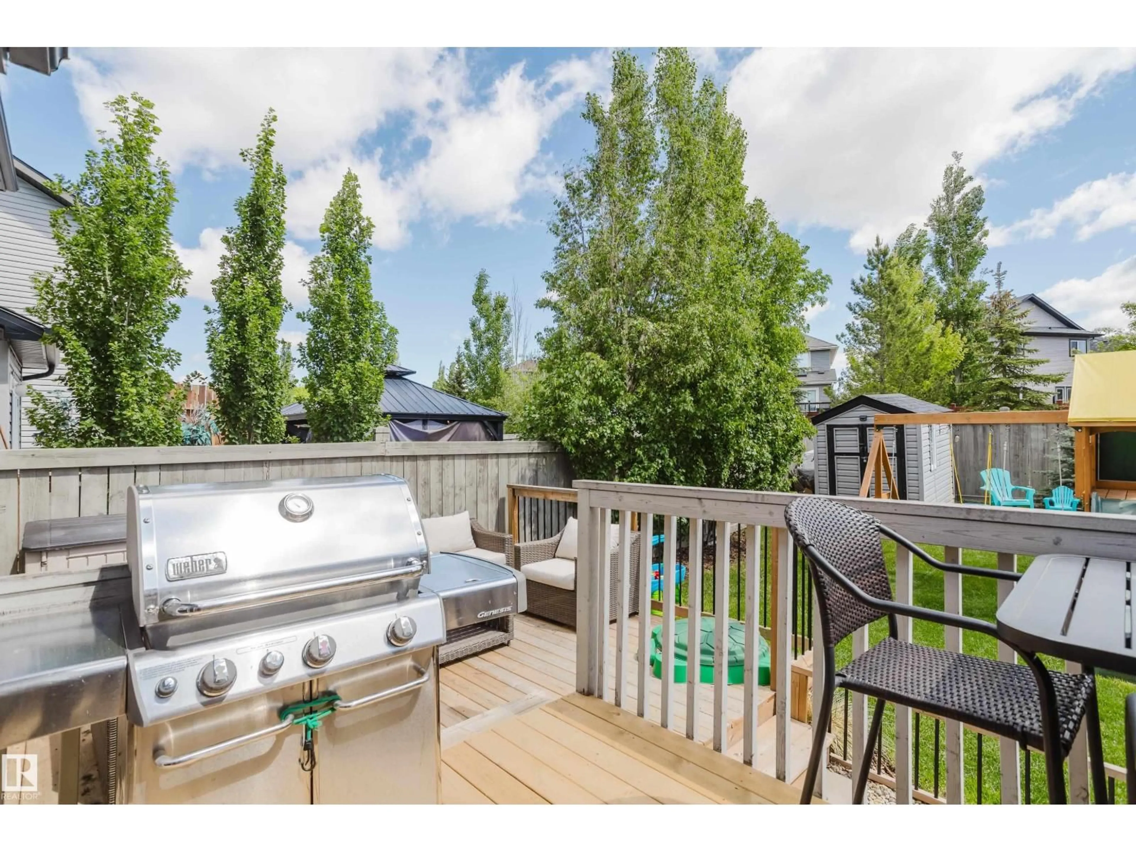 Patio, water/lake/river/ocean view for 6209 60 ST, Beaumont Alberta T4X0J3