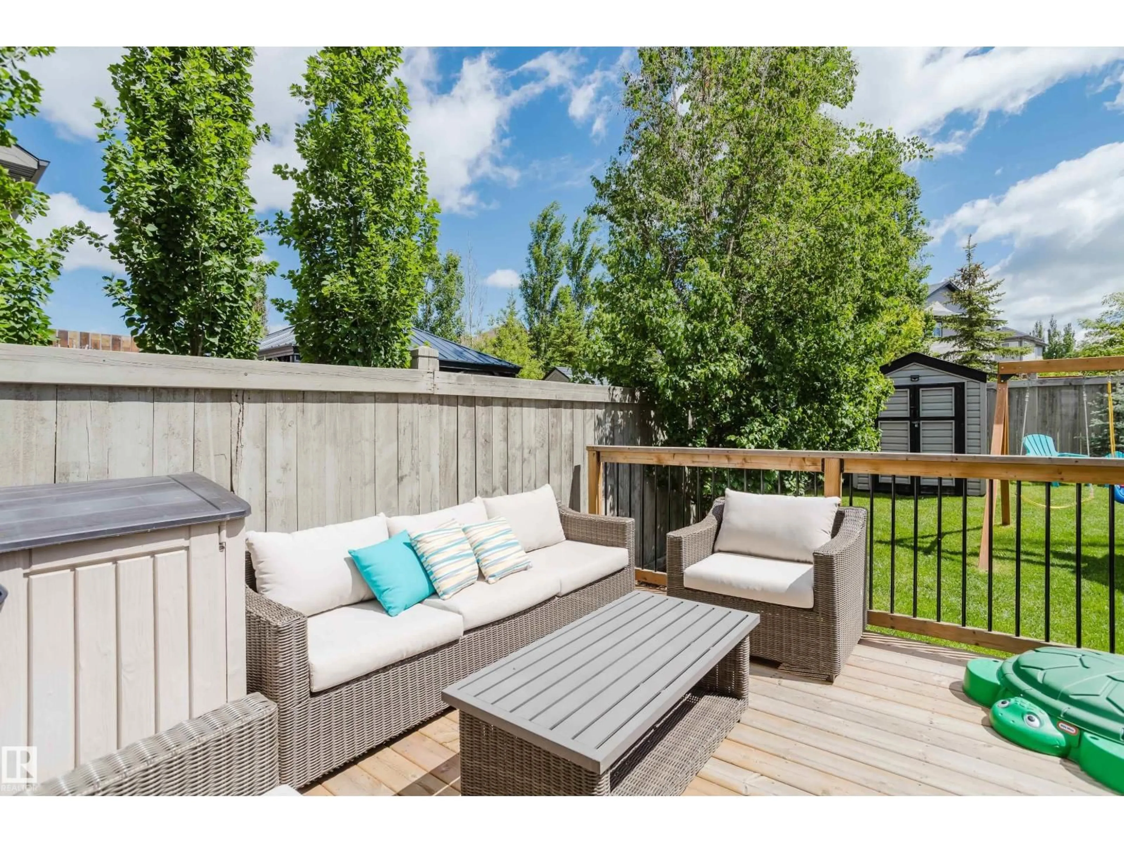 Patio, mountain view for 6209 60 ST, Beaumont Alberta T4X0J3