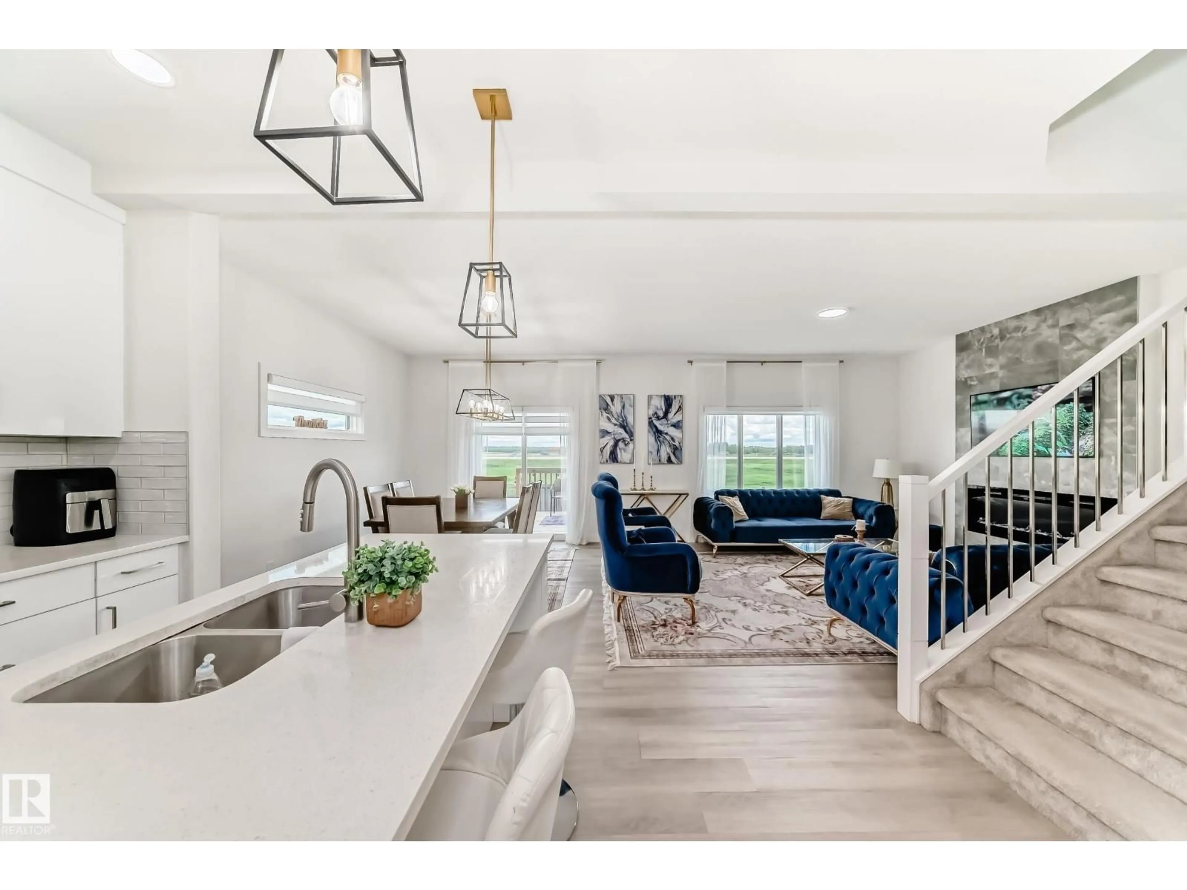 Open concept kitchen, ceramic/tile floor for 9020 183 AV, Edmonton Alberta T5Z0S6