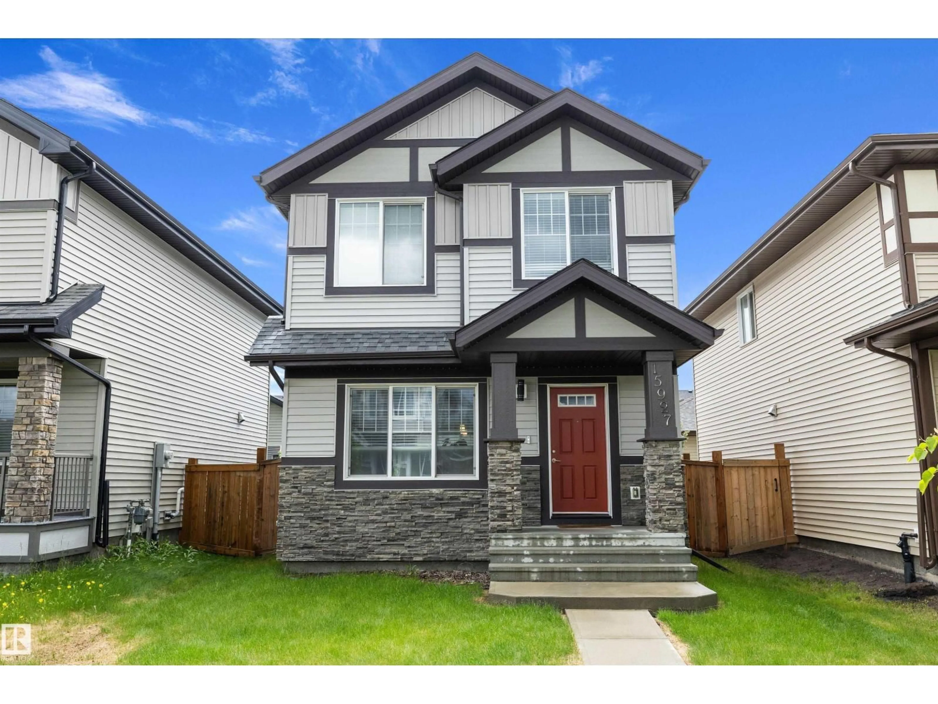 Home with vinyl exterior material, street for SW - 15927 13 AV, Edmonton Alberta T6W3N6