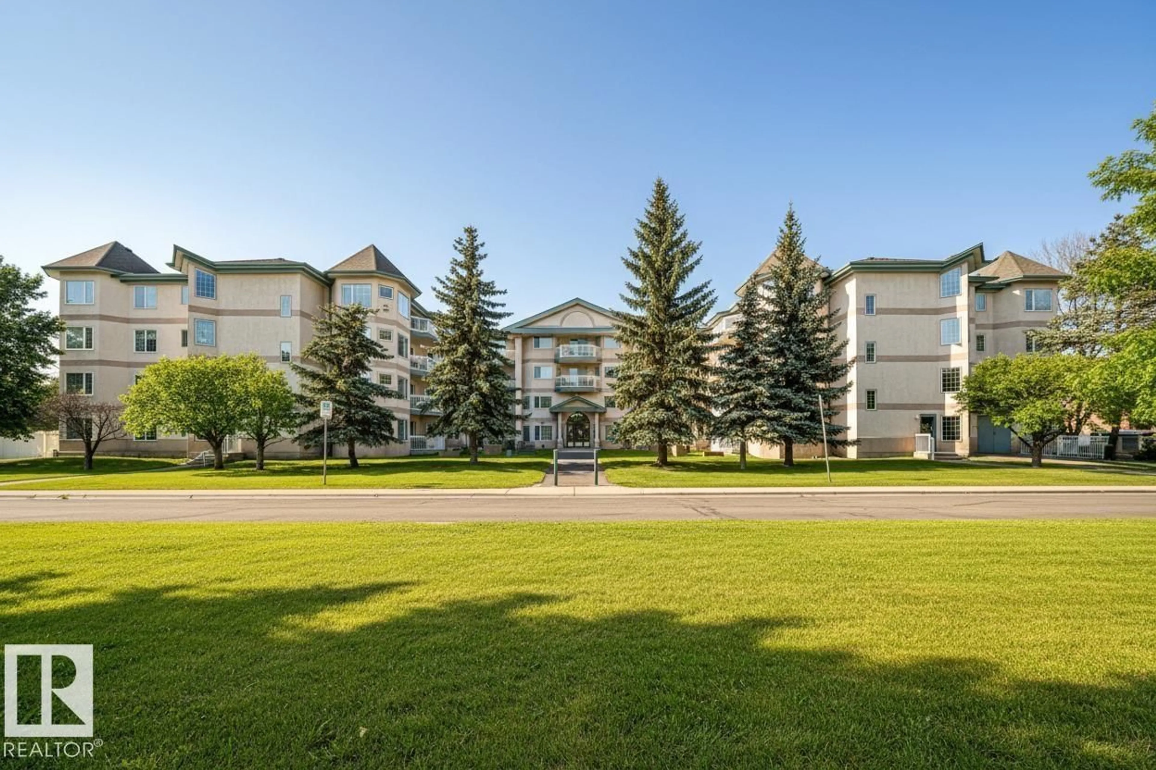 Patio, mountain view for 304 - 17150 94A AV, Edmonton Alberta T5T6L7