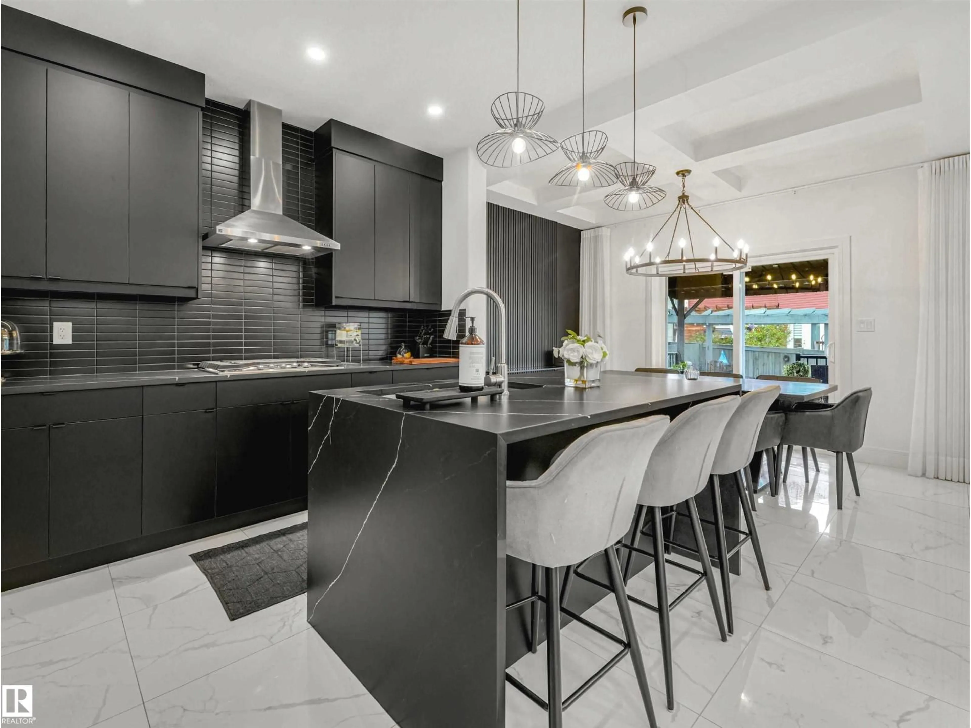 Contemporary kitchen, ceramic/tile floor for 322 WEST HAVEN DR, Leduc Alberta T9E1B6