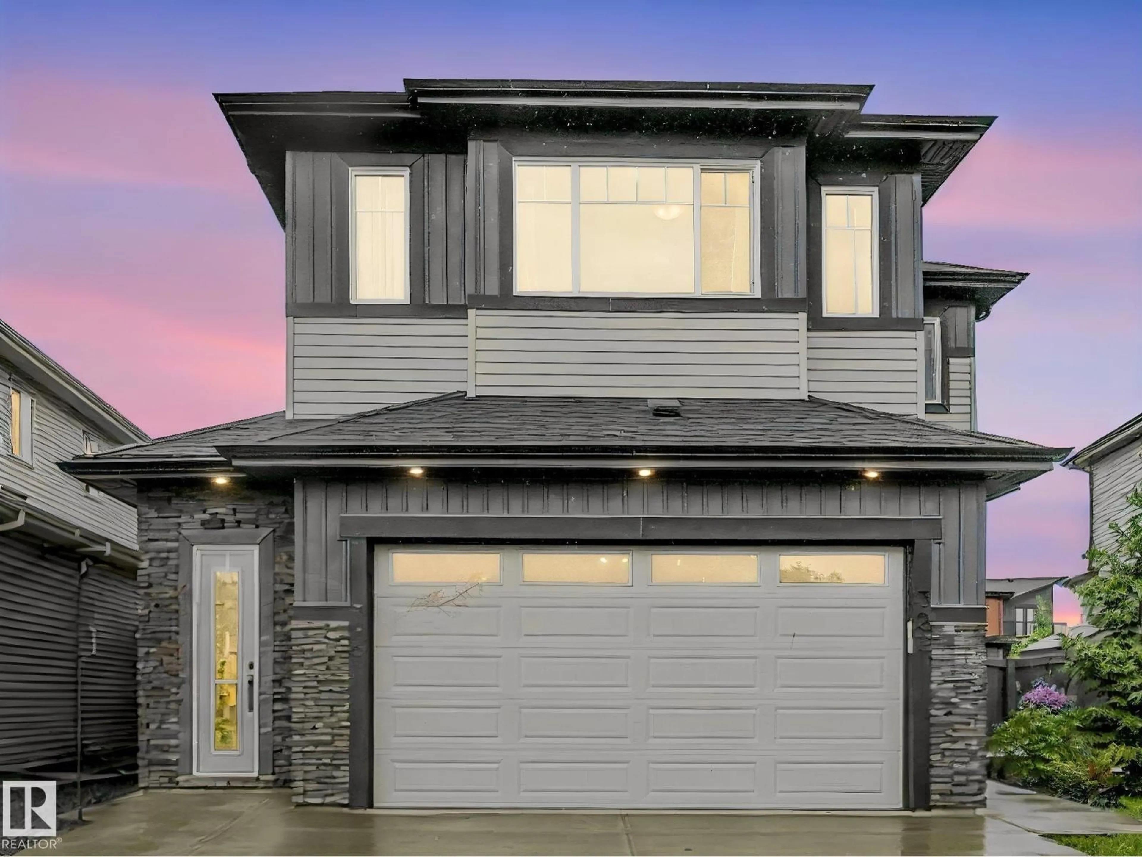 Home with vinyl exterior material, street for 322 WEST HAVEN DR, Leduc Alberta T9E1B6