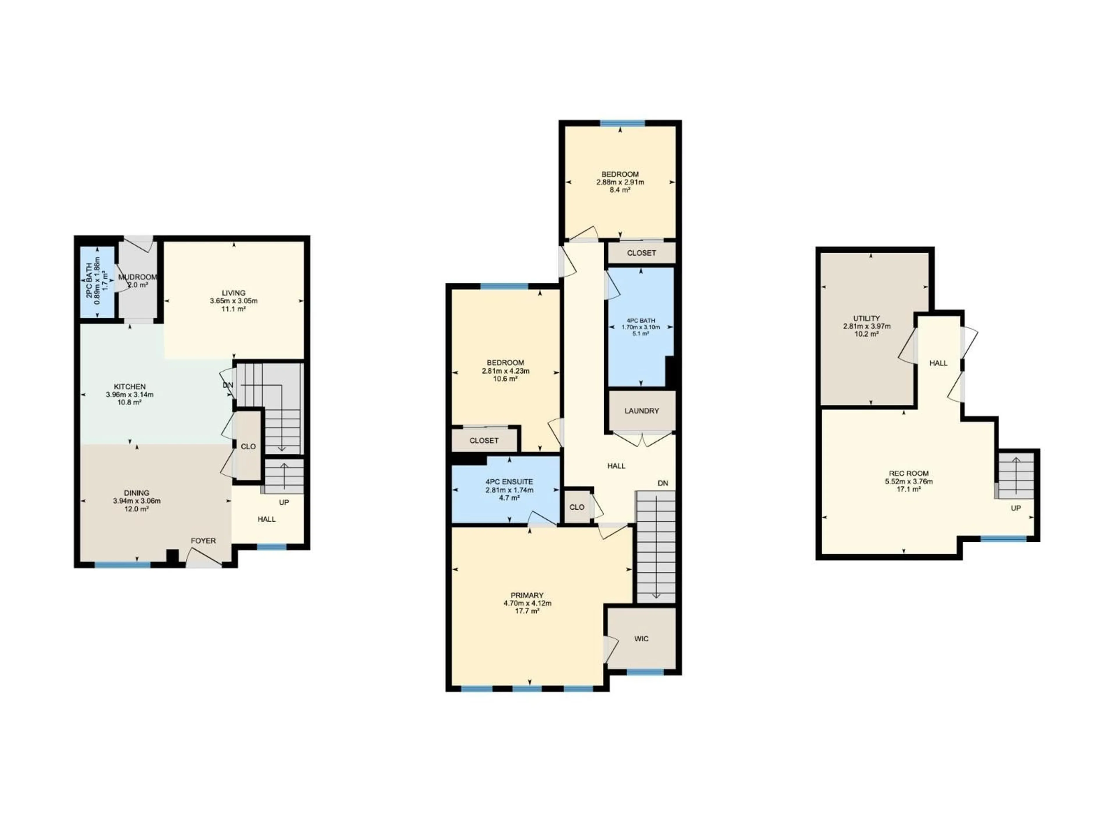 Floor plan for 998 STILLWATER BV, Edmonton Alberta T6M1M8