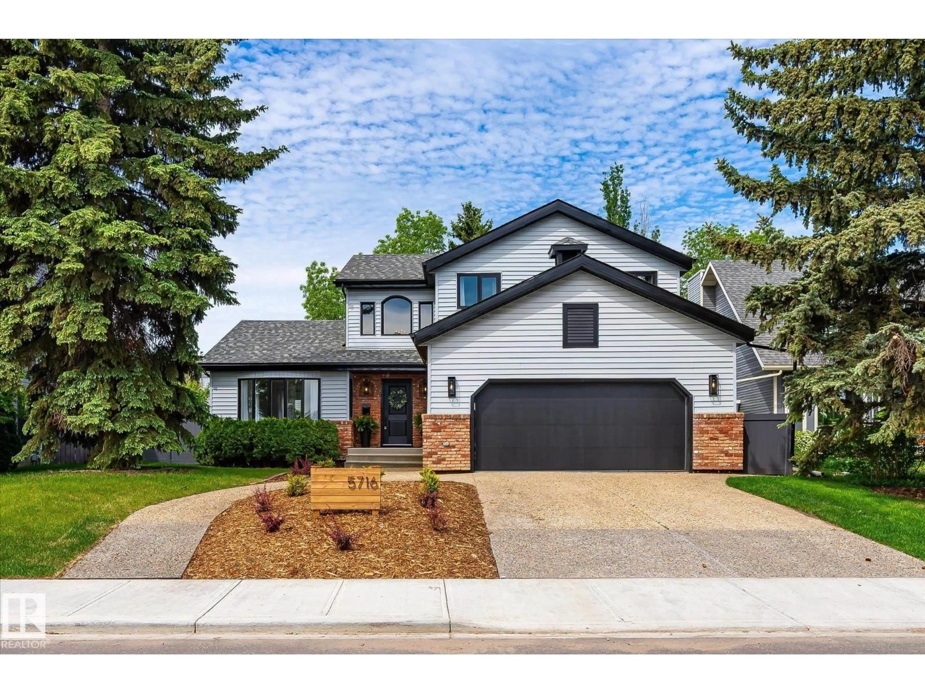 Home with brick exterior material, street for NW - 5716 175 ST, Edmonton Alberta T6M1G6