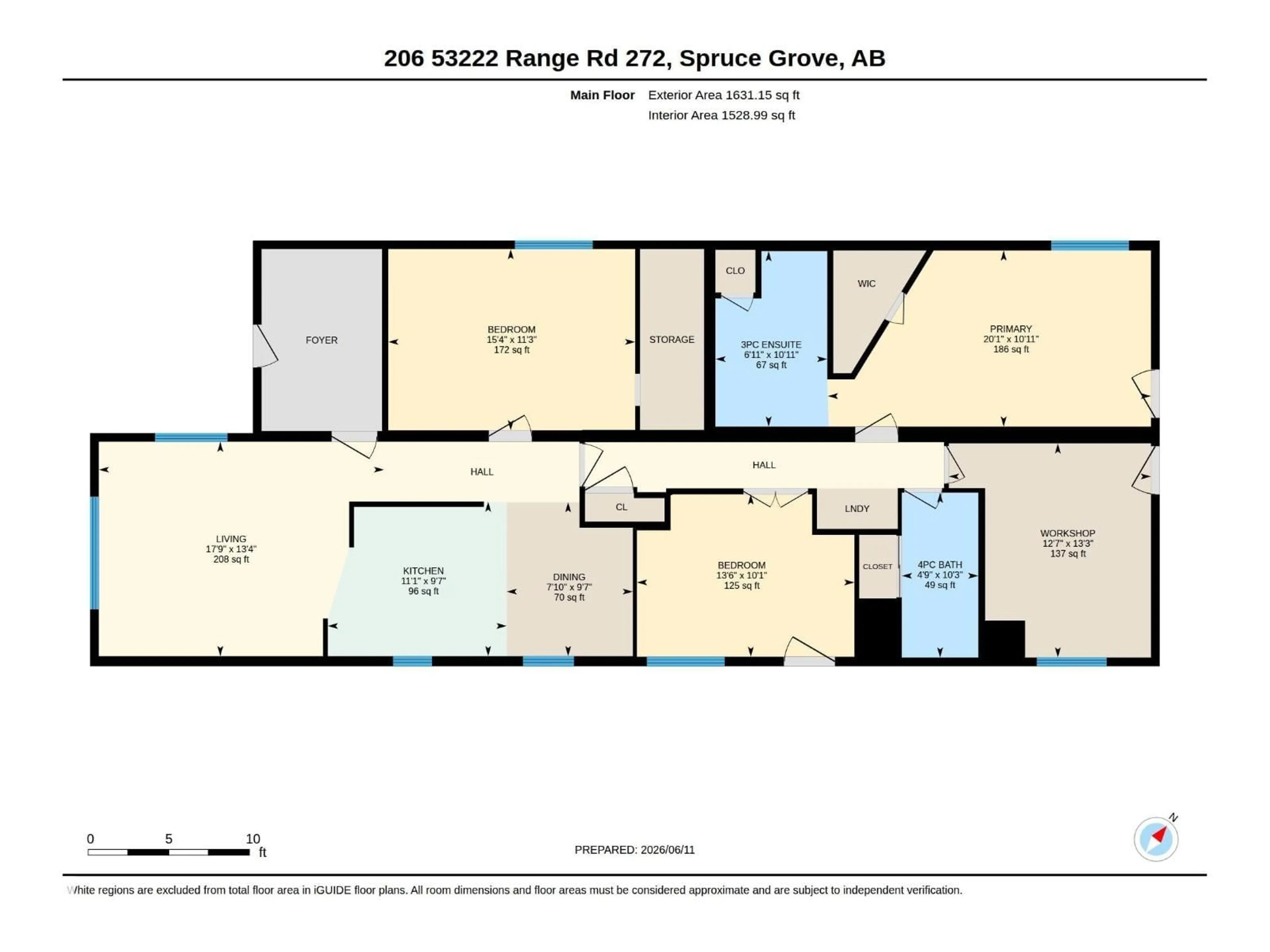 Floor plan for 53222 - 206 RANGE ROAD 272, Rural Parkland County Alberta T7X3N3