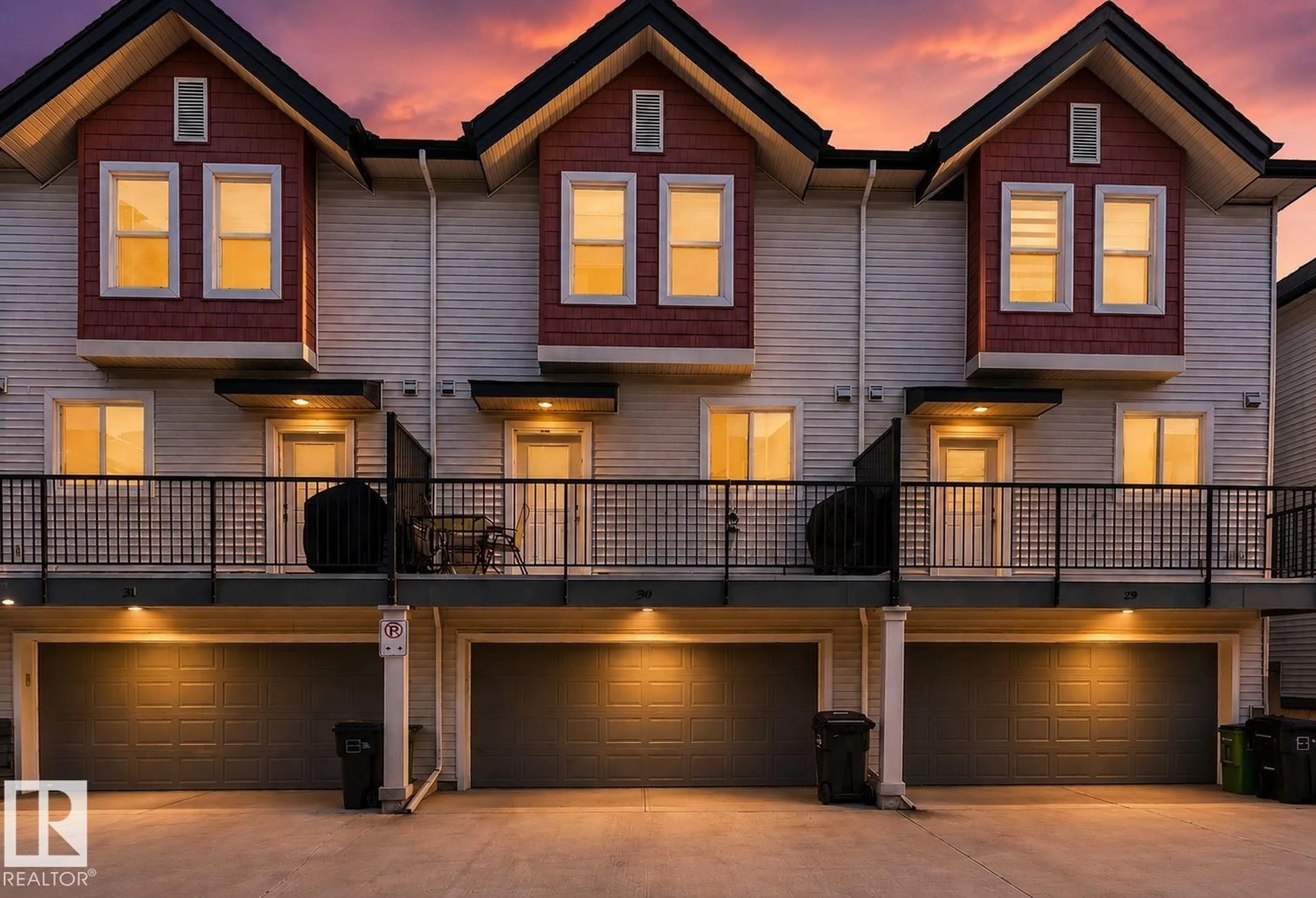 Home with vinyl exterior material, street for 30 6075 SCHONSEE WY NW, Edmonton Alberta T5Z0H4