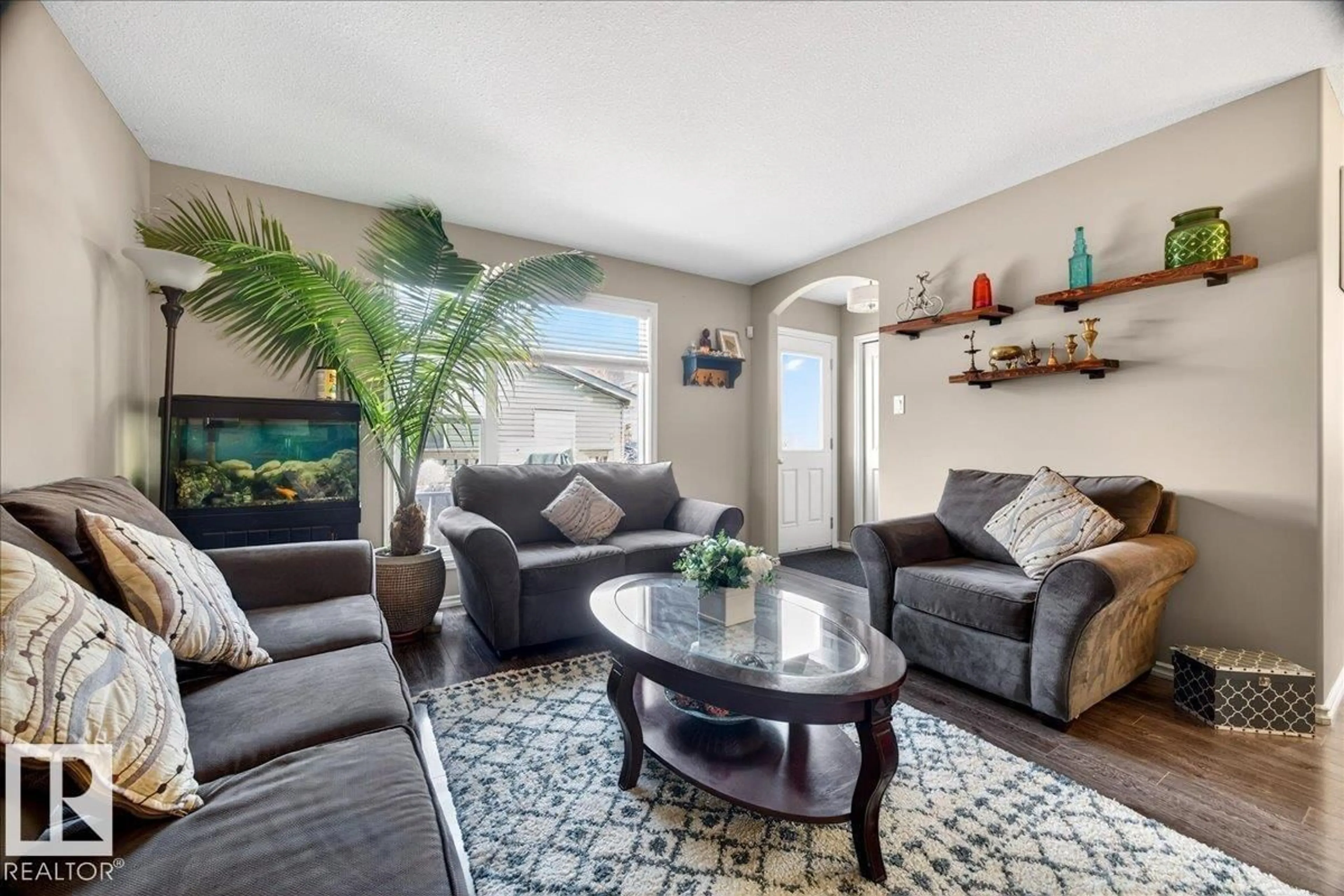 Living room with furniture, unknown for 18080 89 ST, Edmonton Alberta T5Z0J5