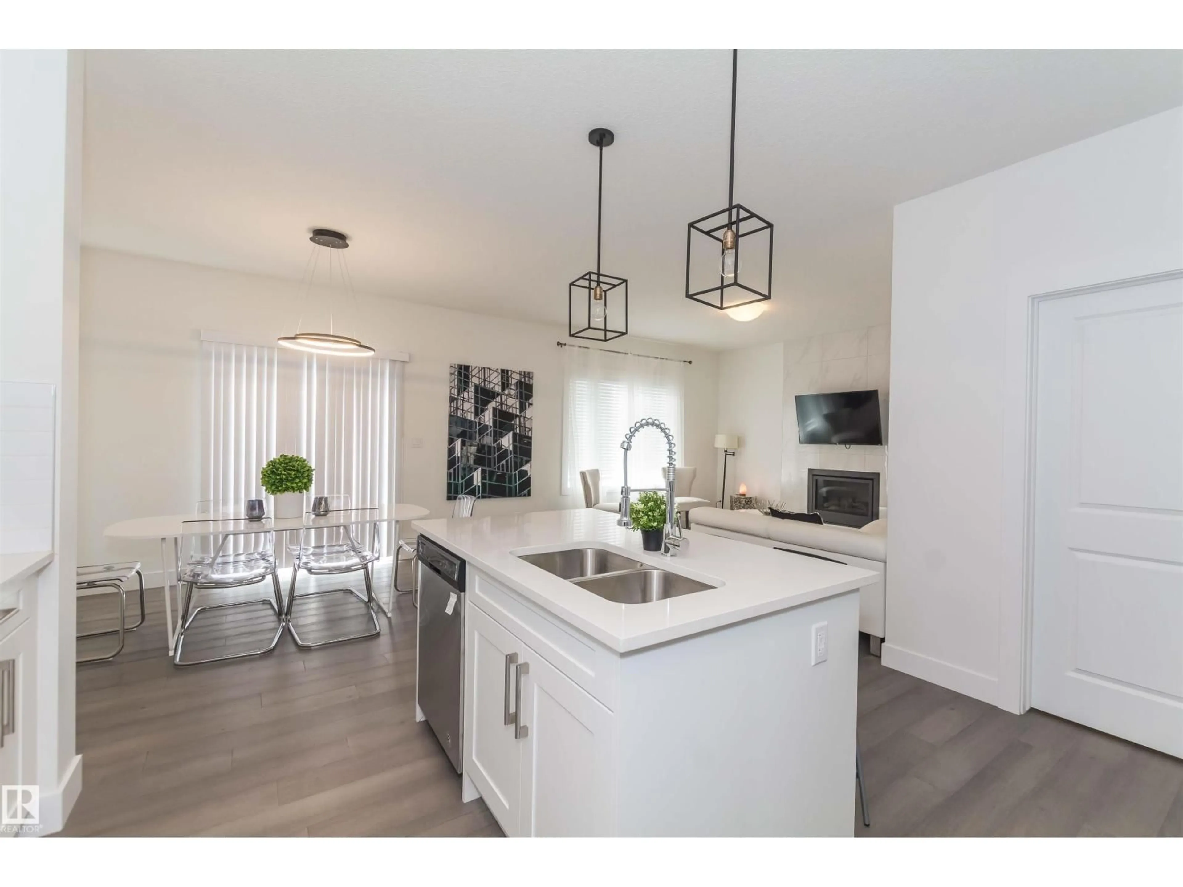 Open concept kitchen, unknown for 15168 16 ST, Edmonton Alberta T5Y0Y6