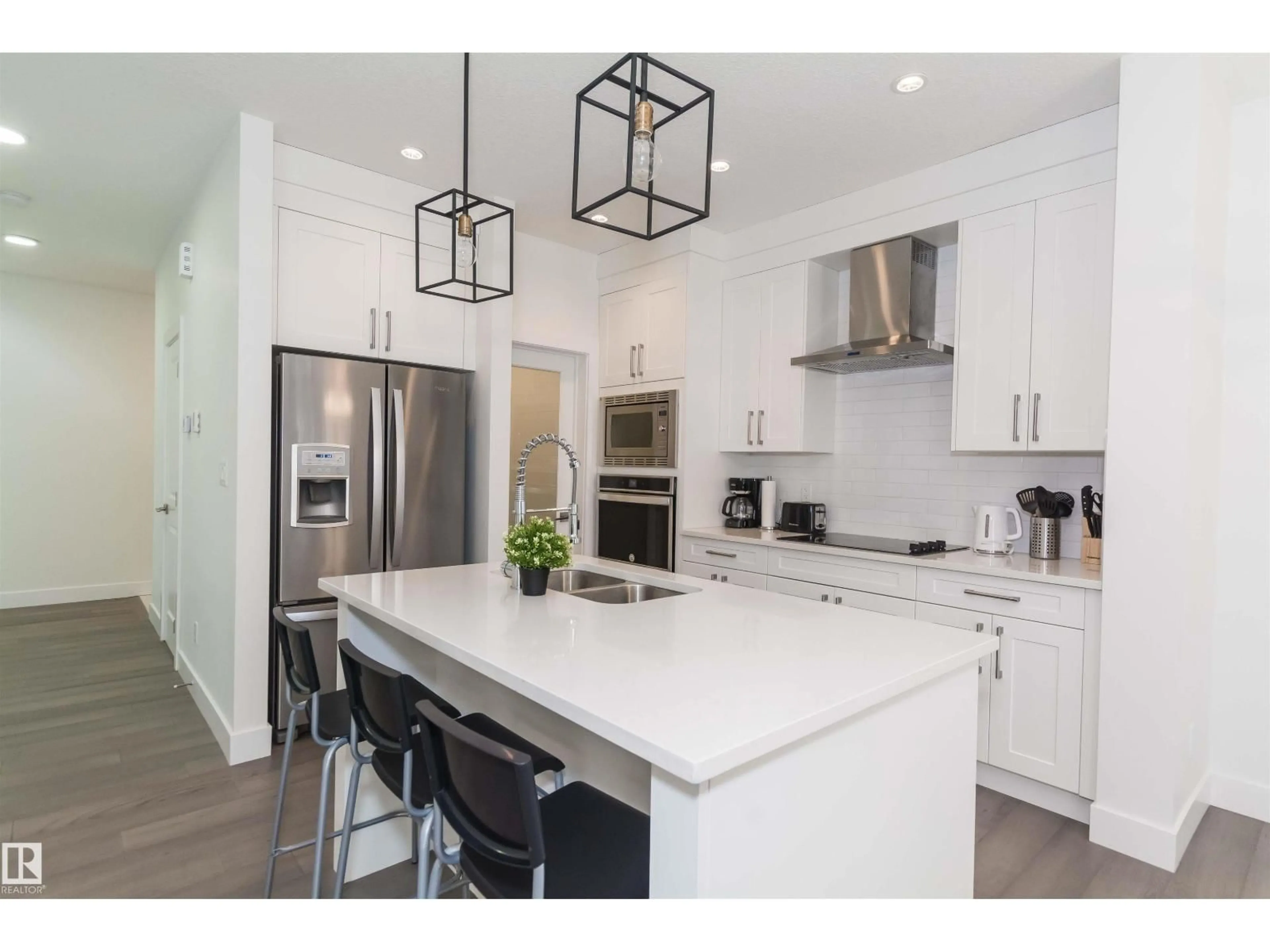 Contemporary kitchen, ceramic/tile floor for 15168 16 ST, Edmonton Alberta T5Y0Y6