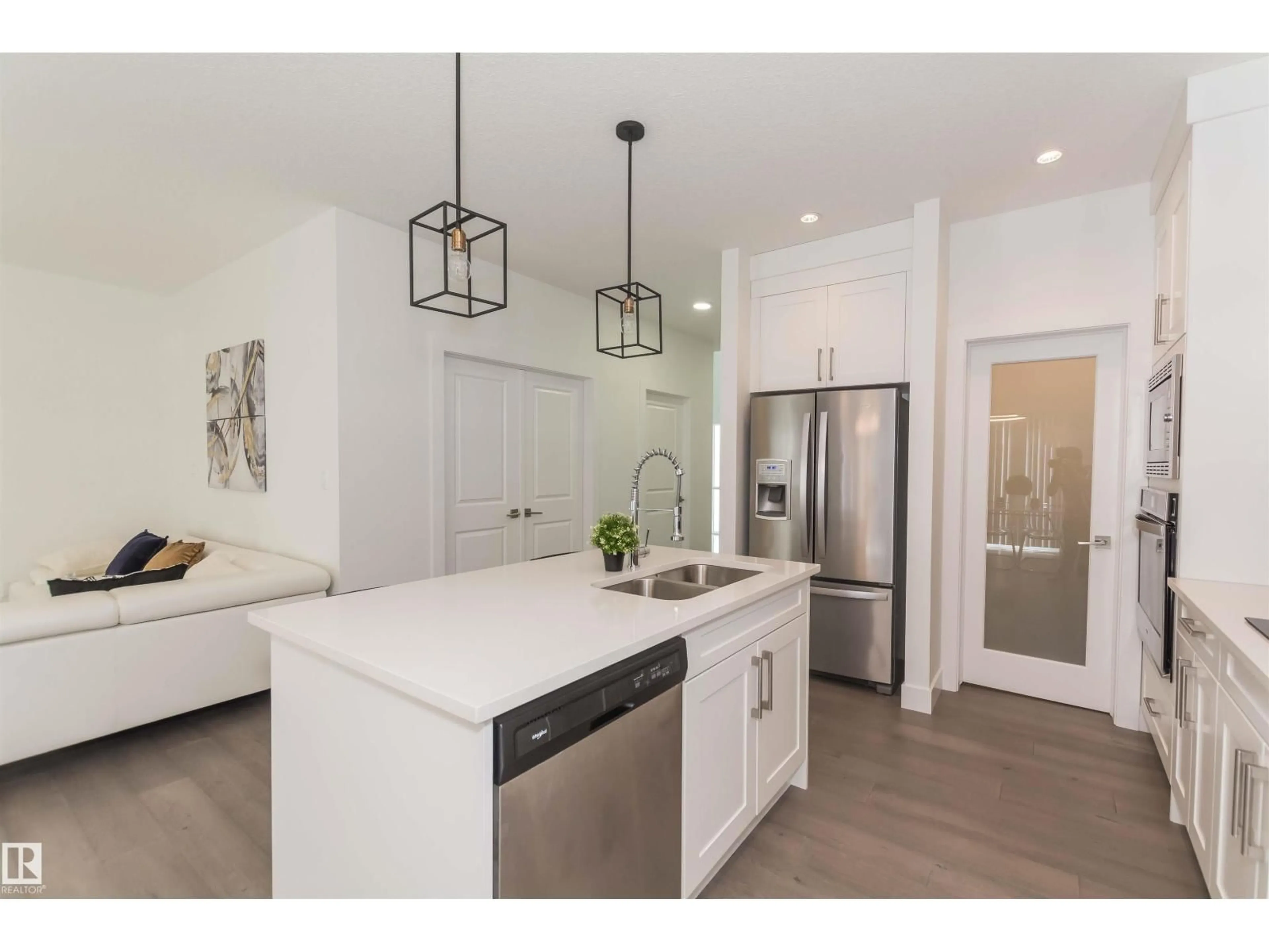 Open concept kitchen, unknown for 15168 16 ST, Edmonton Alberta T5Y0Y6