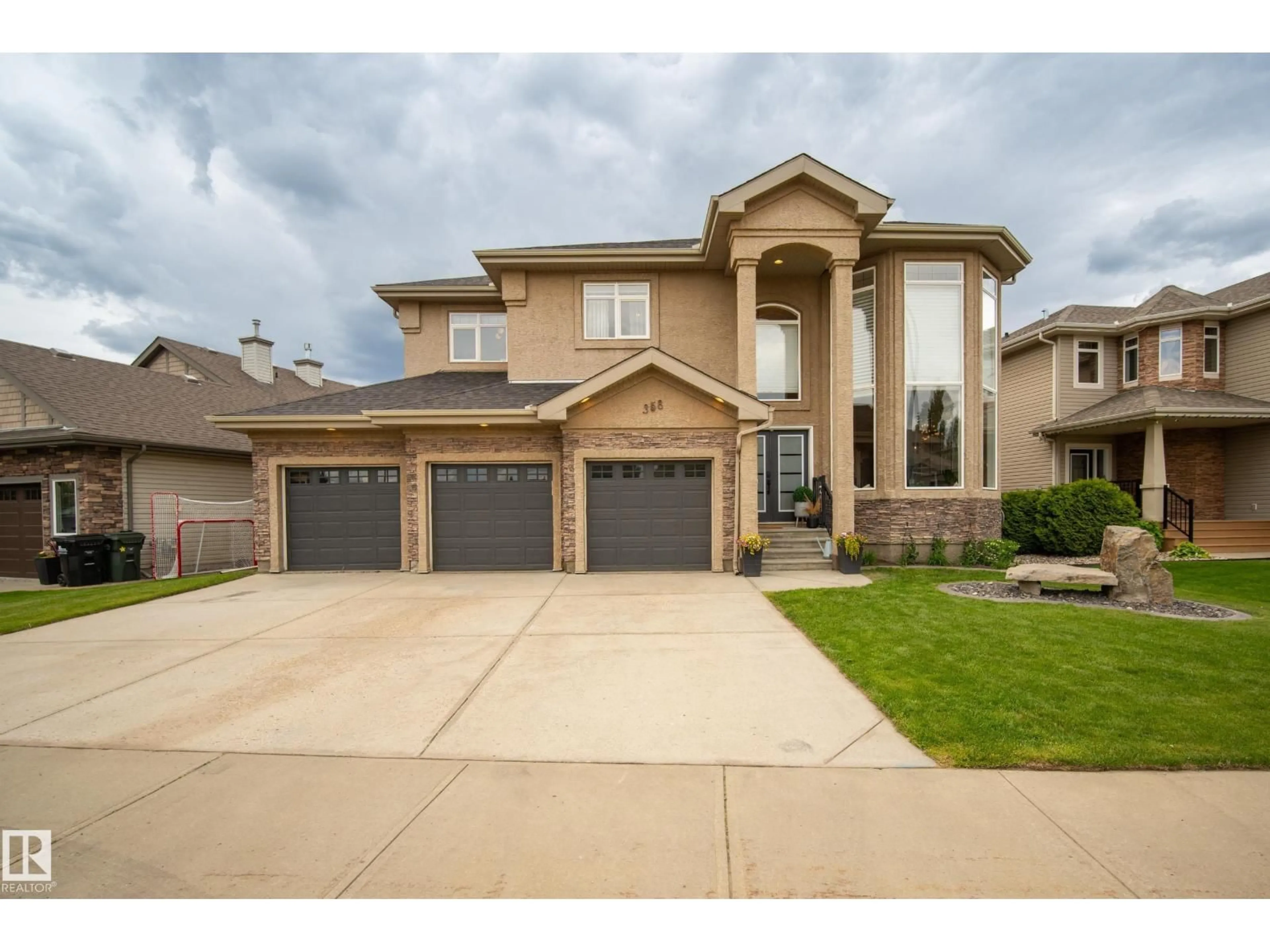 Home with brick exterior material, street for 358 COWAN CR, Sherwood Park Alberta T8H0E5