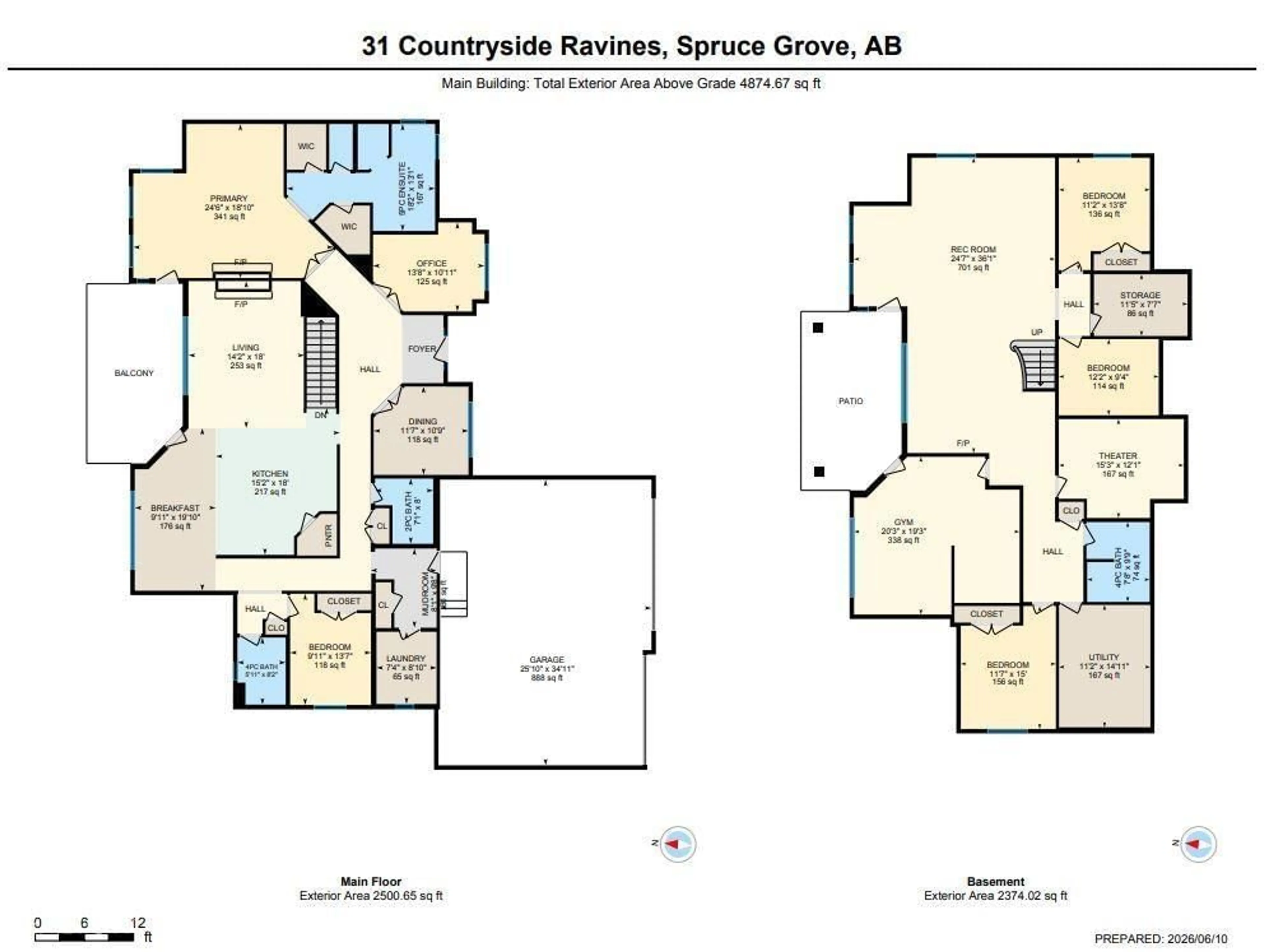 Floor plan for 26126 - 31 HGHWAY 16, Rural Parkland County Alberta T7Y1A1
