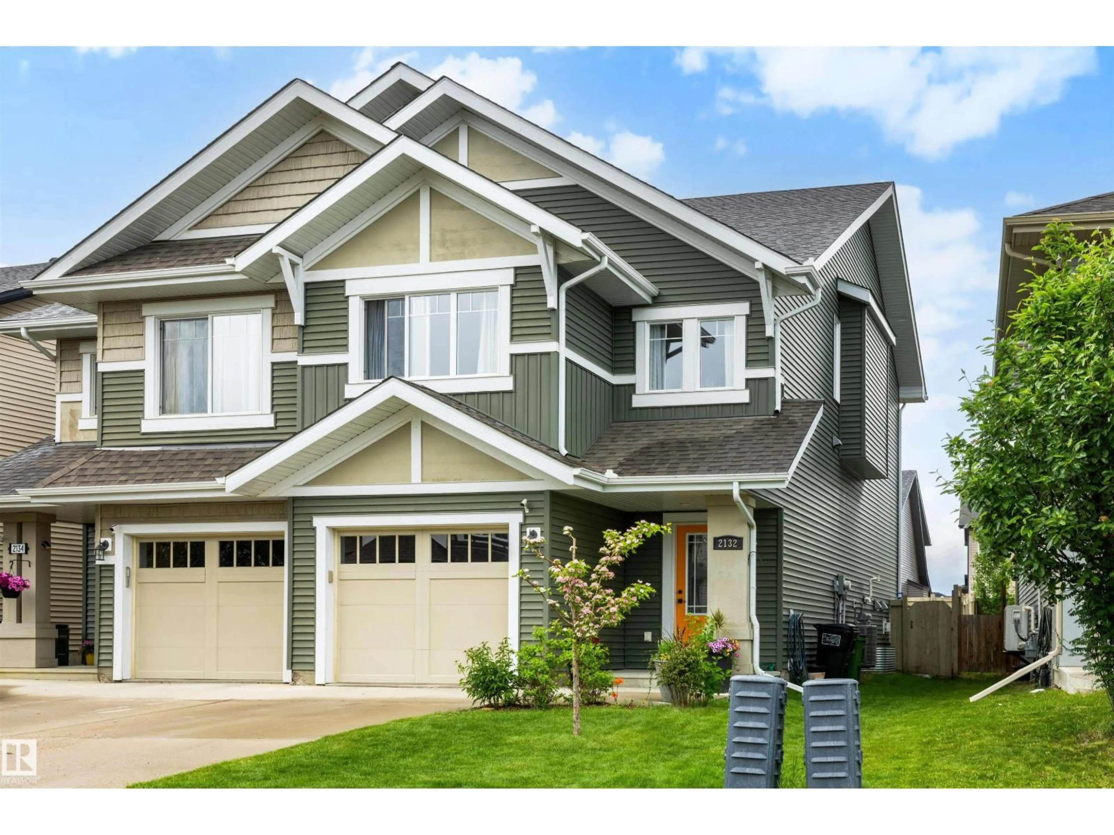 Home with vinyl exterior material, street for 2132 CASSIDY WD, Edmonton Alberta T6W3E1
