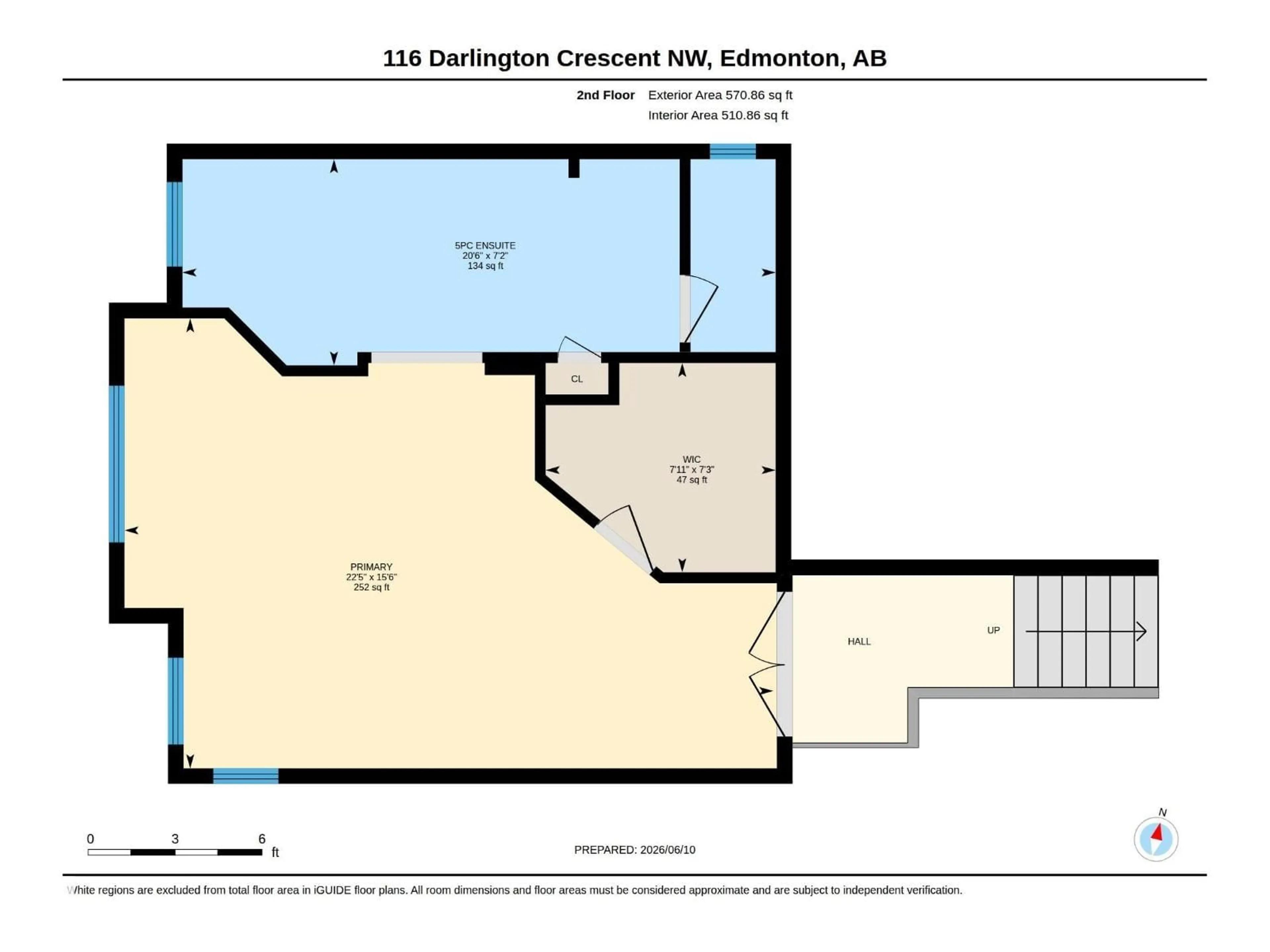 Floor plan for 116 DARLINGTON CR, Edmonton Alberta T6M2S1