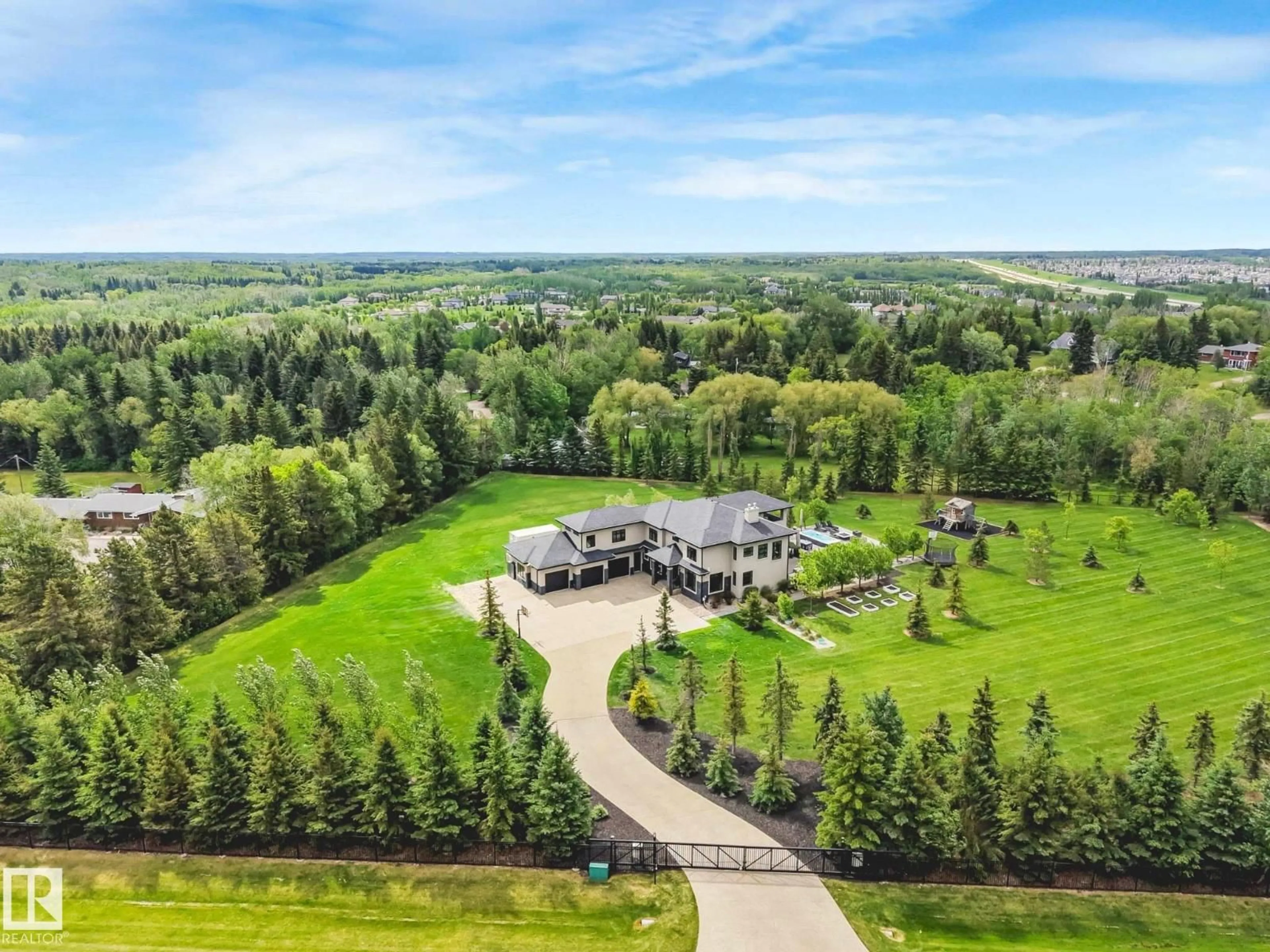A pic from outside/outdoor area/front of a property/back of a property/a pic from drone, unknown for #2 - 22555 TWP ROAD 530, Rural Strathcona County Alberta T8A4T7