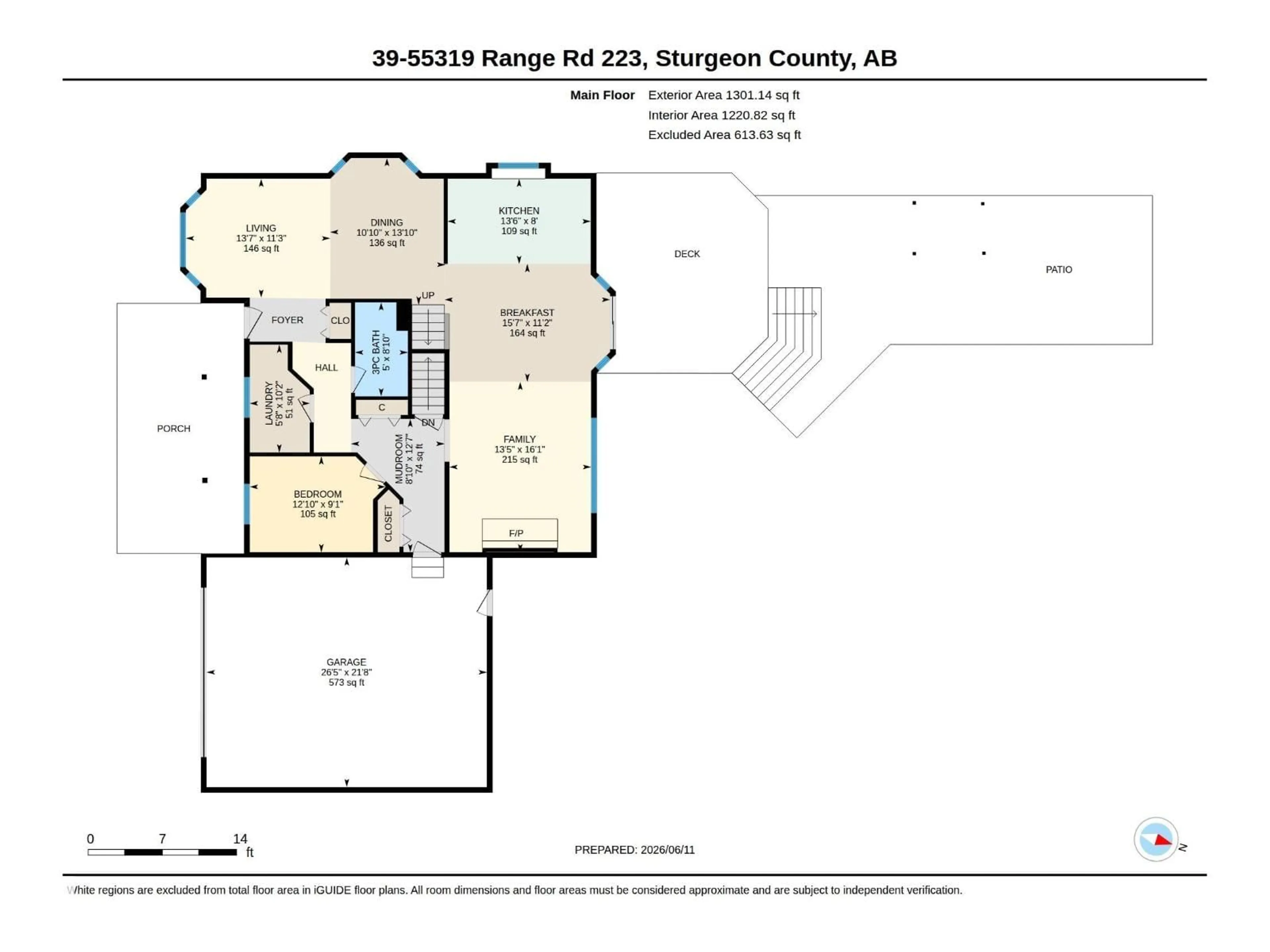 Floor plan for 39 55319 RGE ROAD 223, Rural Sturgeon County Alberta T8L5E3