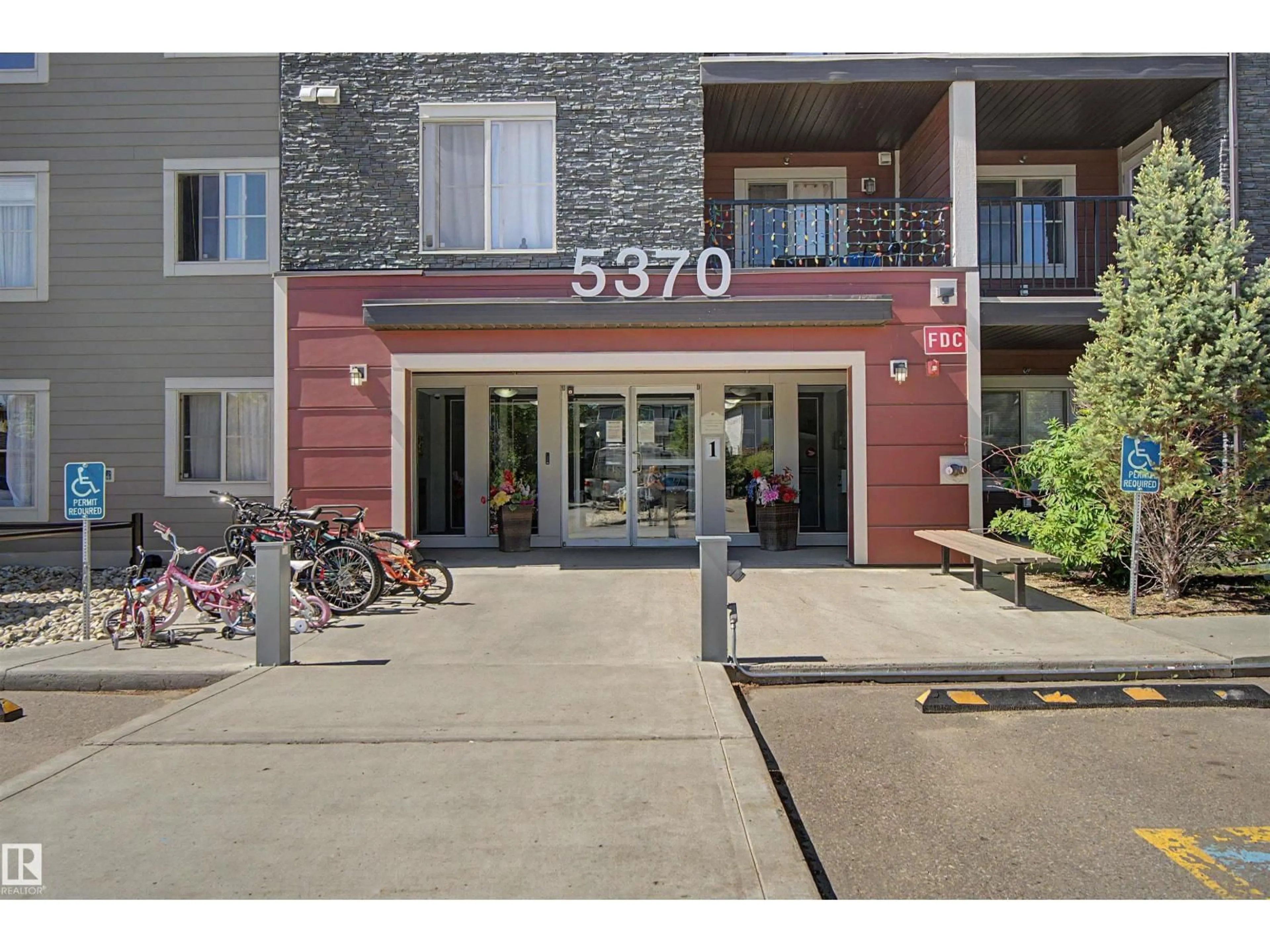 Patio, street for #313 - 5370 CHAPPELLE RD, Edmonton Alberta T6W3L5