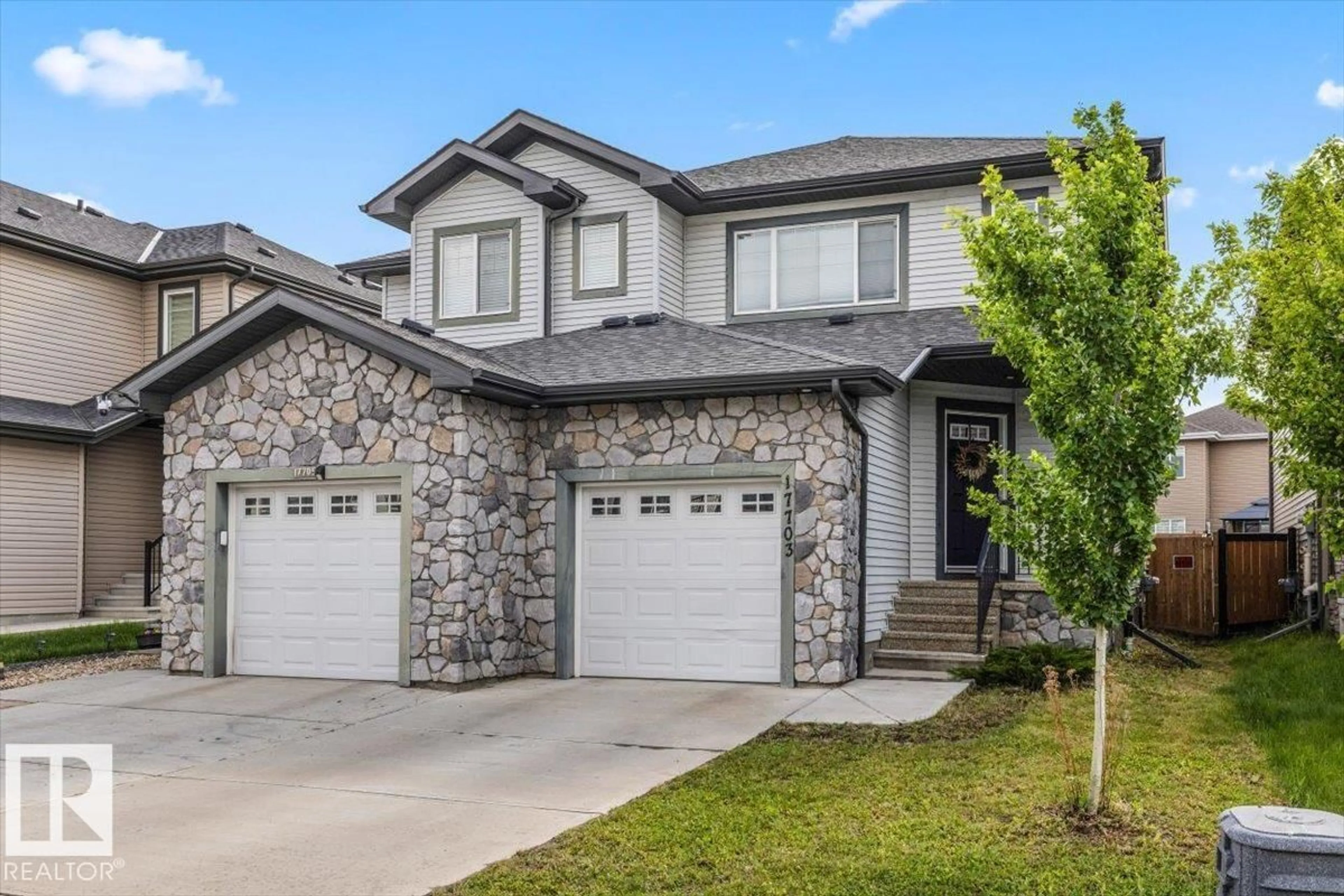 Home with brick exterior material, street for NW - 17703 65 ST, Edmonton Alberta T5Y3Y3