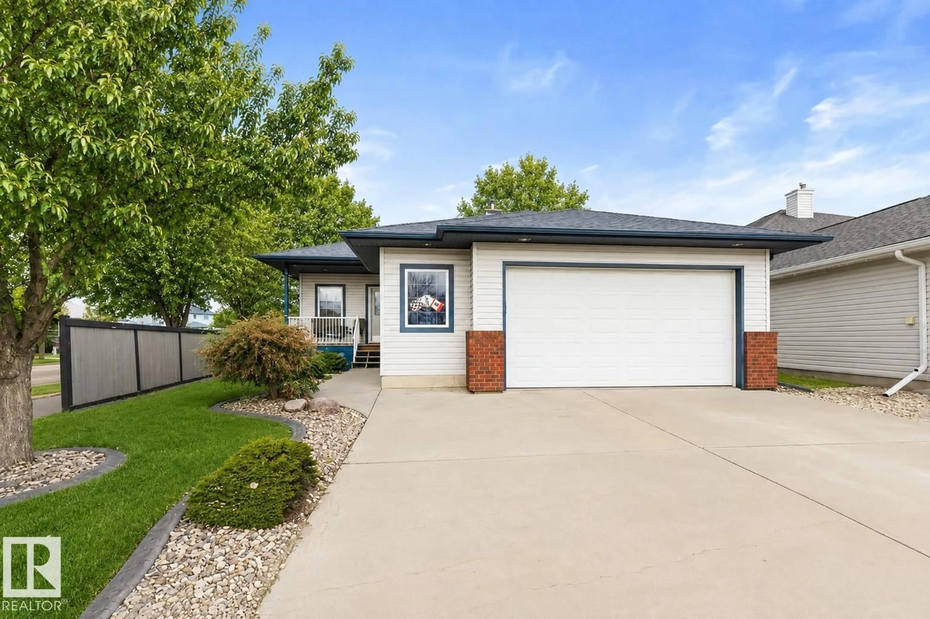 Home with vinyl exterior material, street for 1 BIRCHWOOD CL, Leduc Alberta T9E8B5