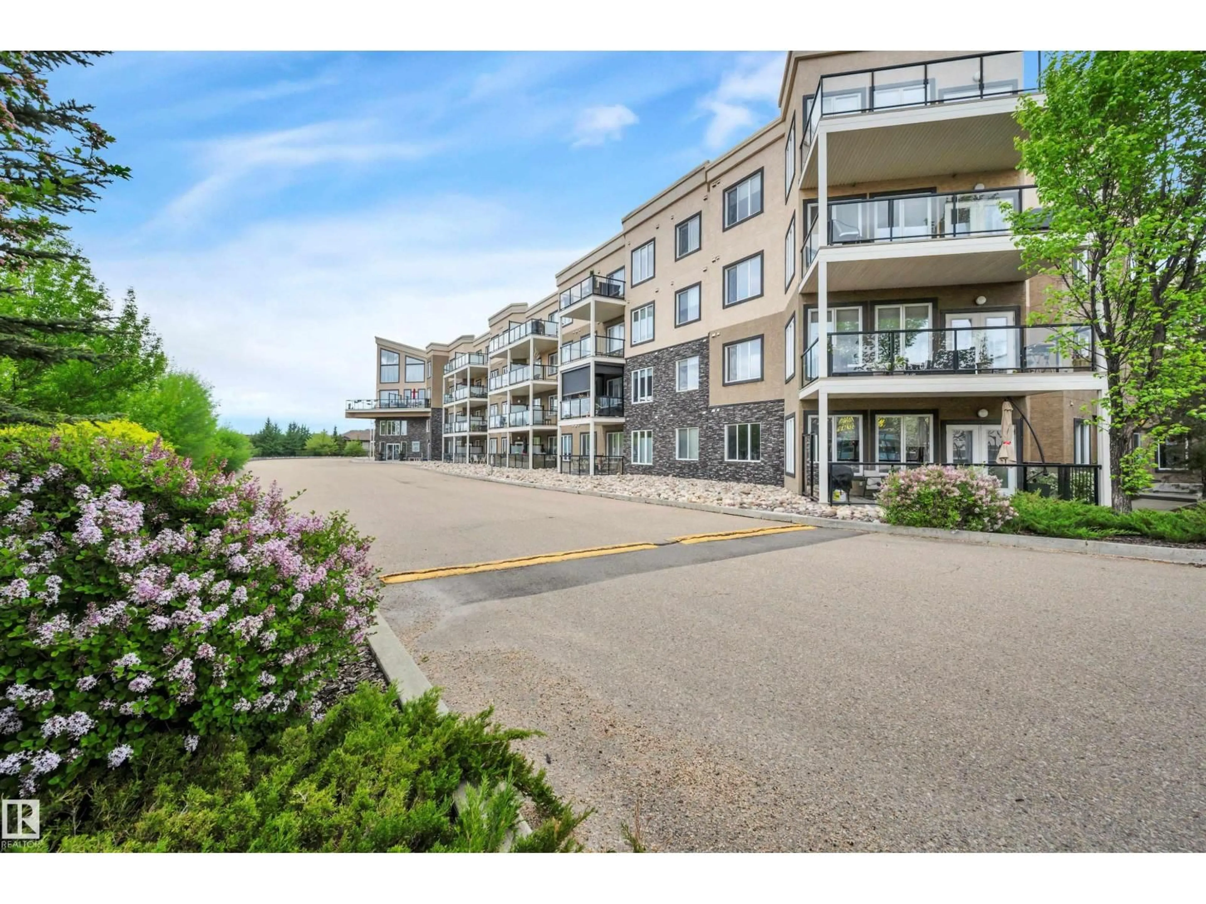 A pic from outside/outdoor area/front of a property/back of a property/a pic from drone, unknown for #402 - 4075 CLOVER BAR RD, Sherwood Park Alberta T8H0R6