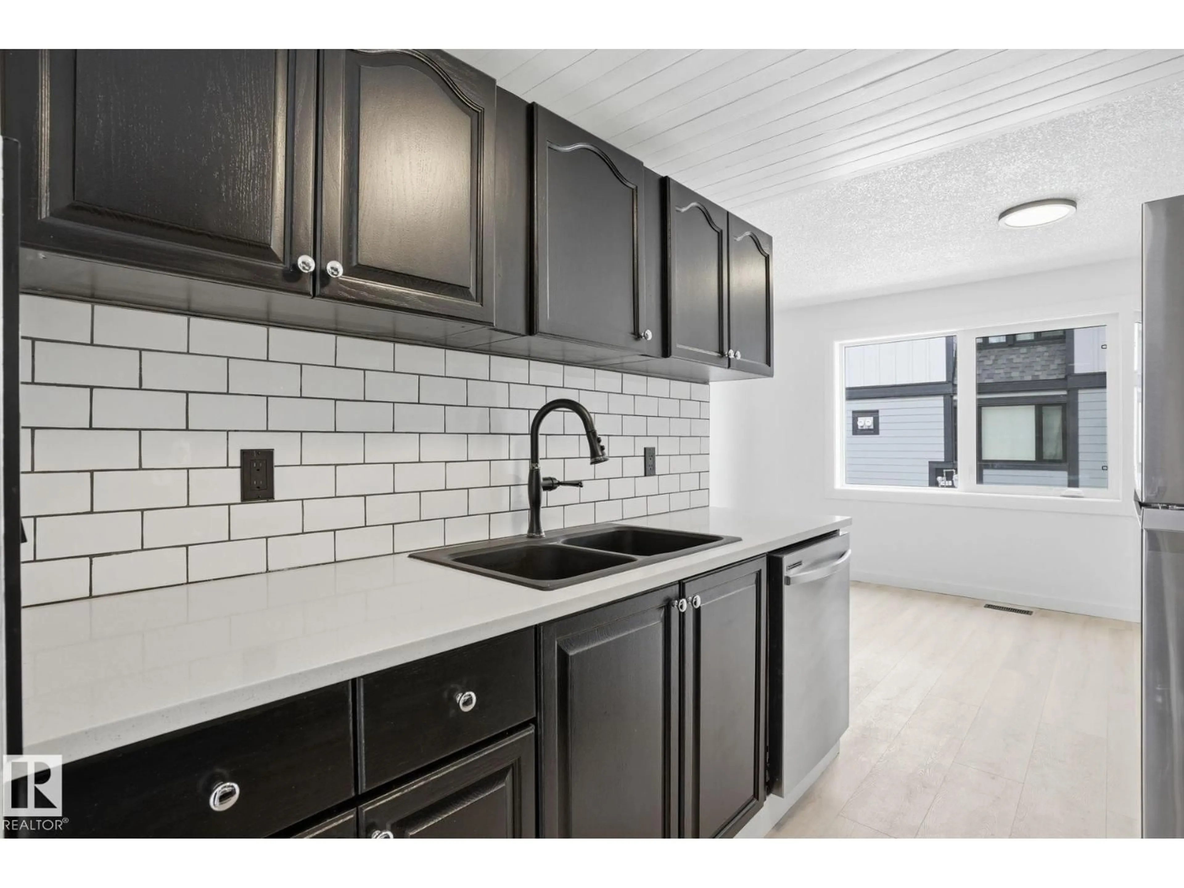 Standard kitchen, ceramic/tile floor for 260 - 3307 116A AV NW, Edmonton Alberta T5W5J9