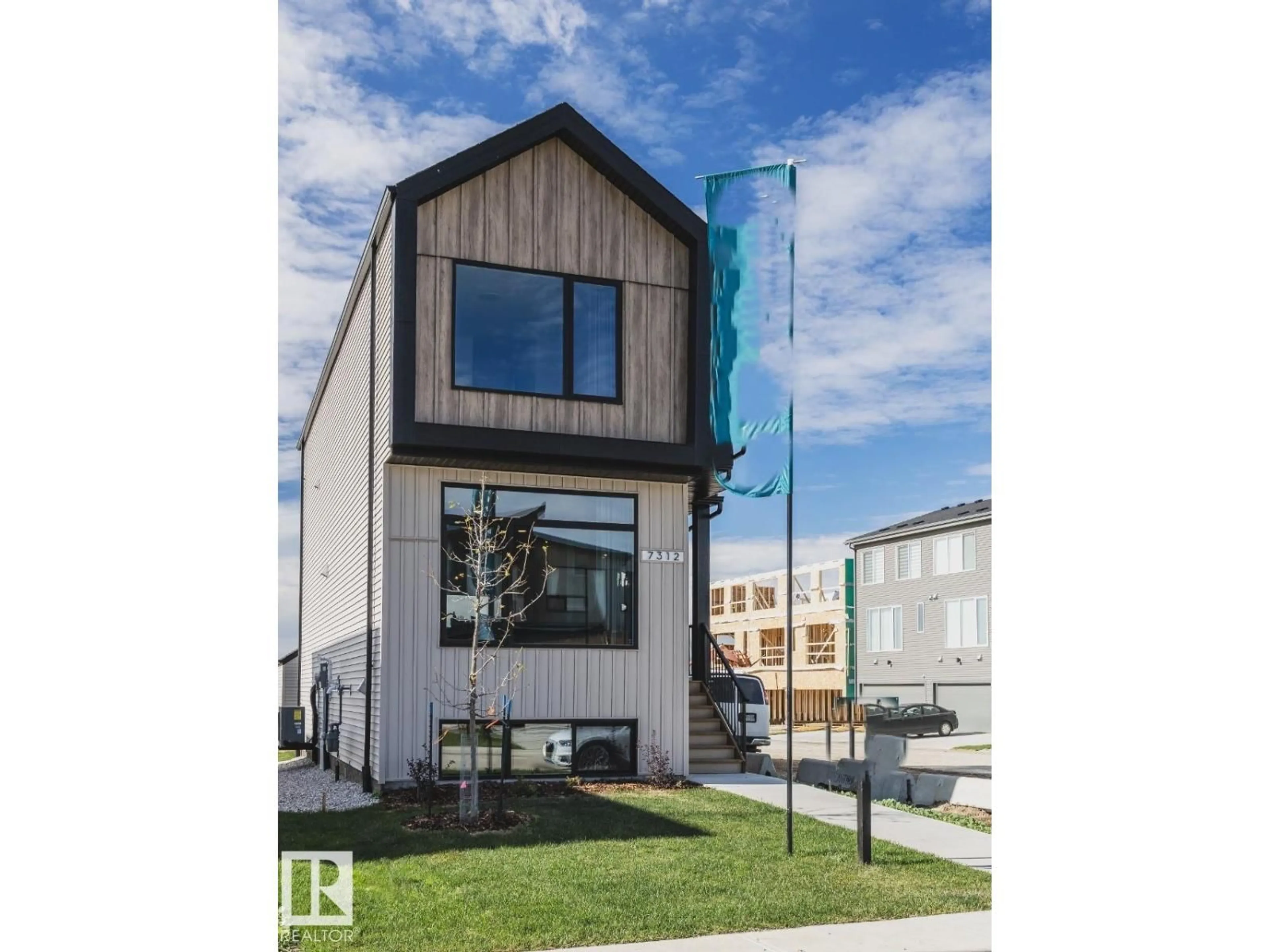 Home with vinyl exterior material, street for 455 30 ST, Edmonton Alberta T6X2W6