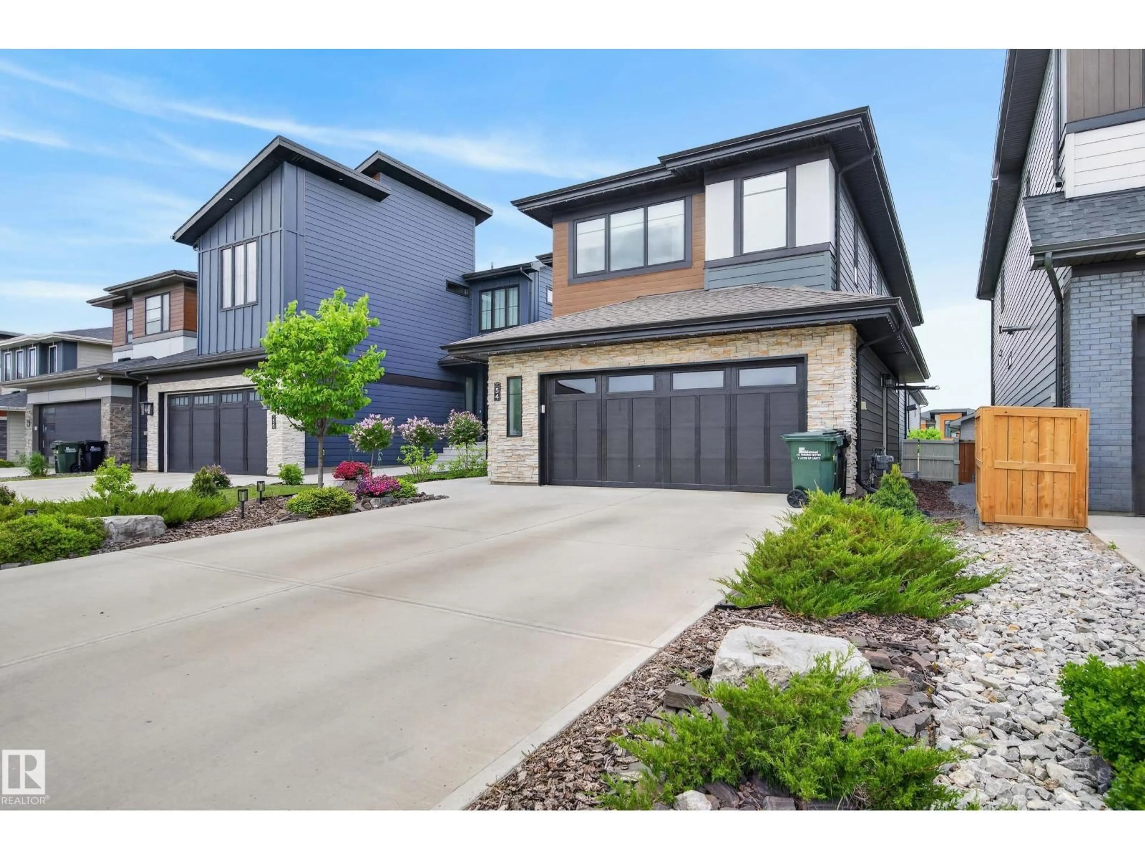 Home with brick exterior material, street for 54 AMESBURY WD, Sherwood Park Alberta T8B0C2