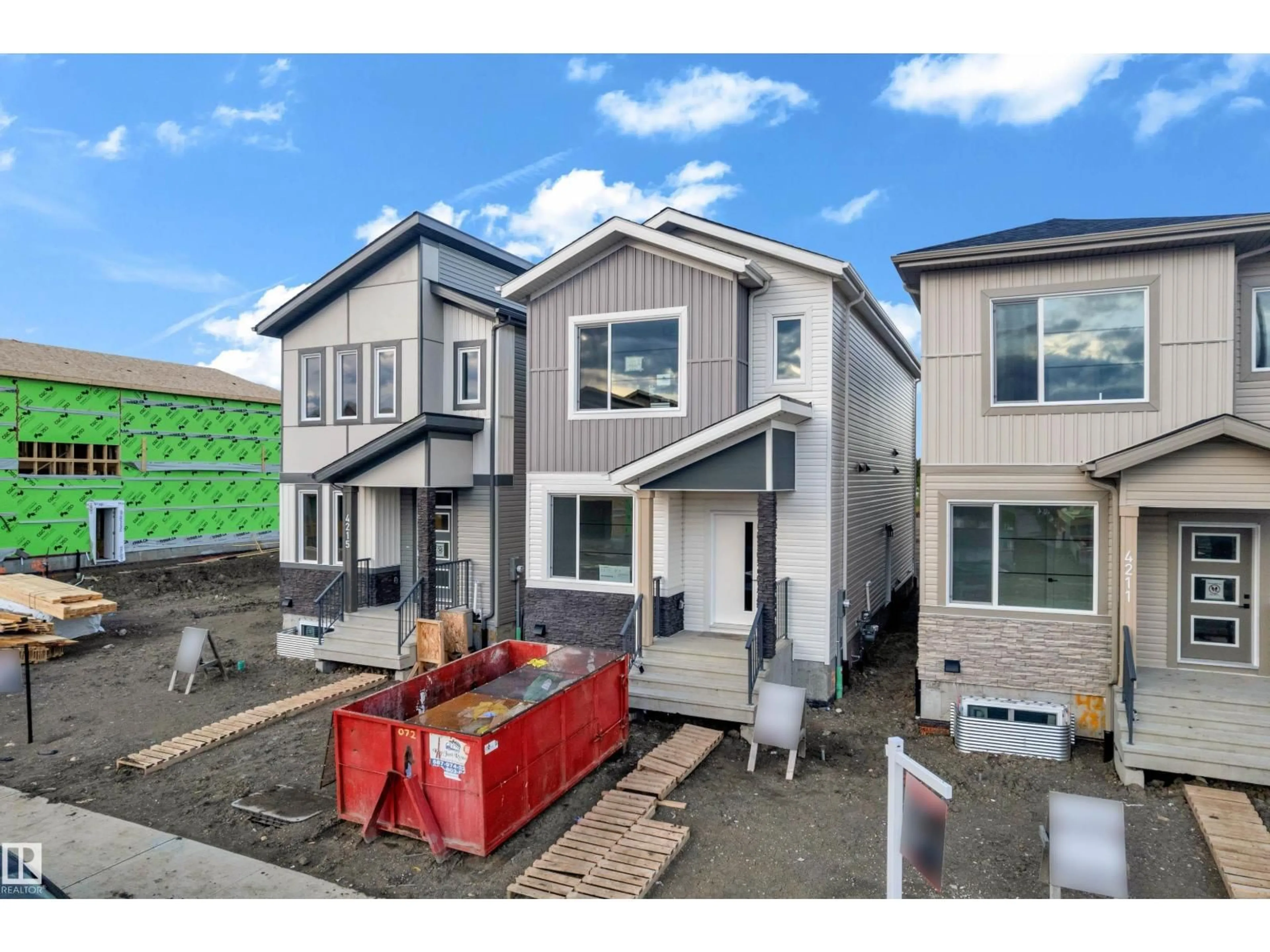 Home with vinyl exterior material, street for 4213 63 ST, Beaumont Alberta T4X3E9