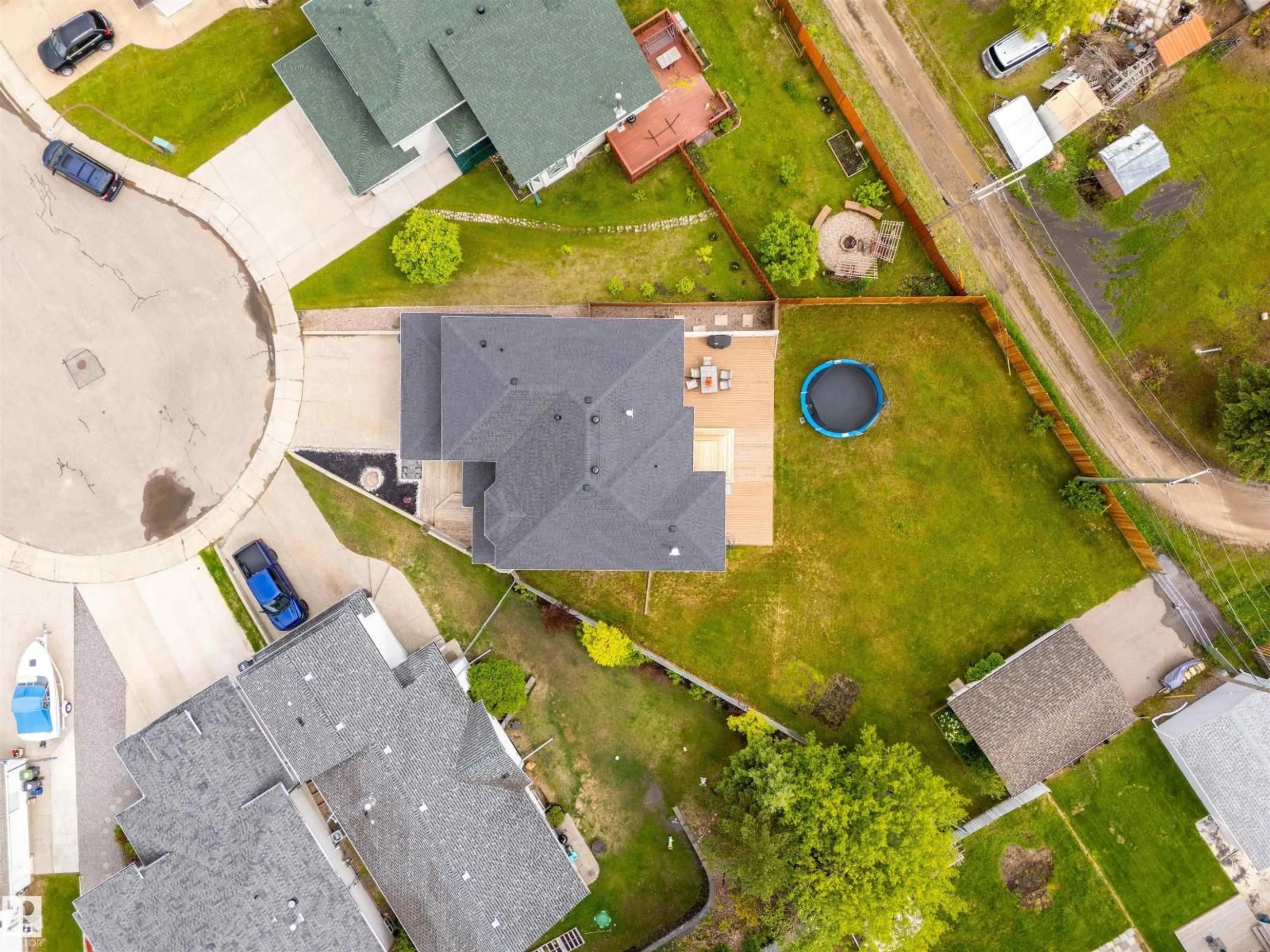 A pic from outside/outdoor area/front of a property/back of a property/a pic from drone, street for 1808 7 ST, Cold Lake Alberta T9M1M7