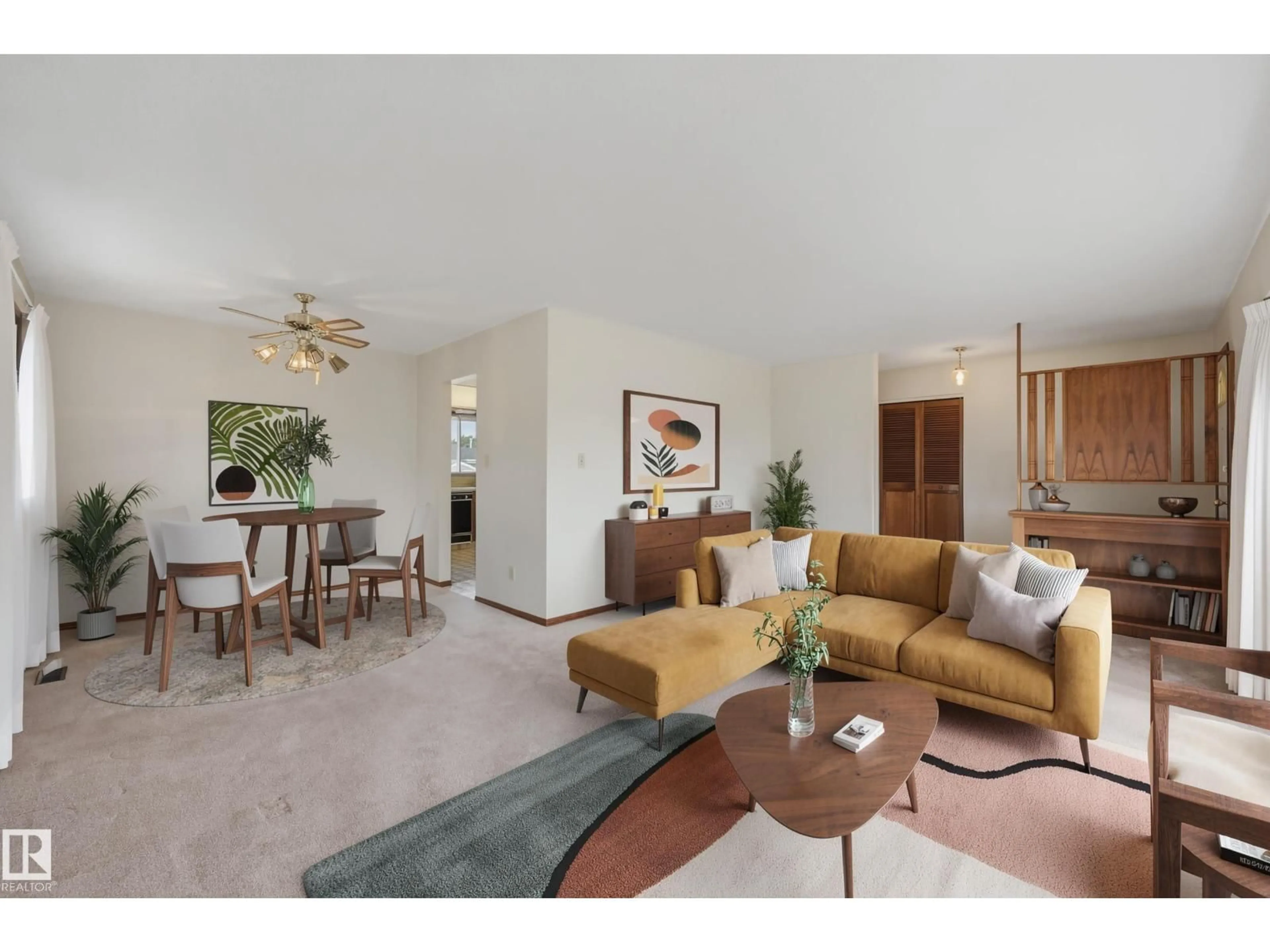 Living room with furniture, unknown for NW - 14912 114 ST, Edmonton Alberta T5X1G8