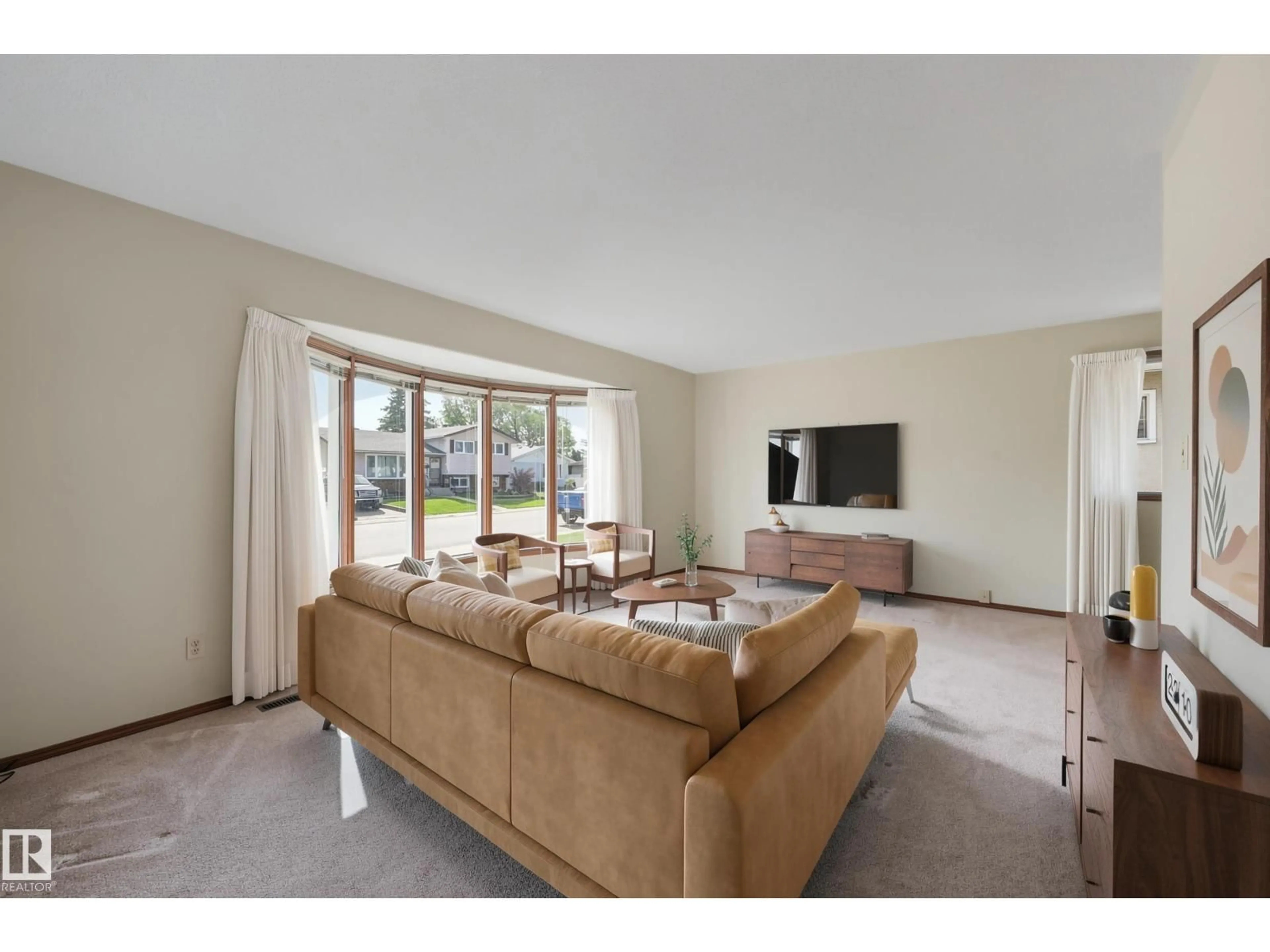 Living room with furniture, unknown for NW - 14912 114 ST, Edmonton Alberta T5X1G8