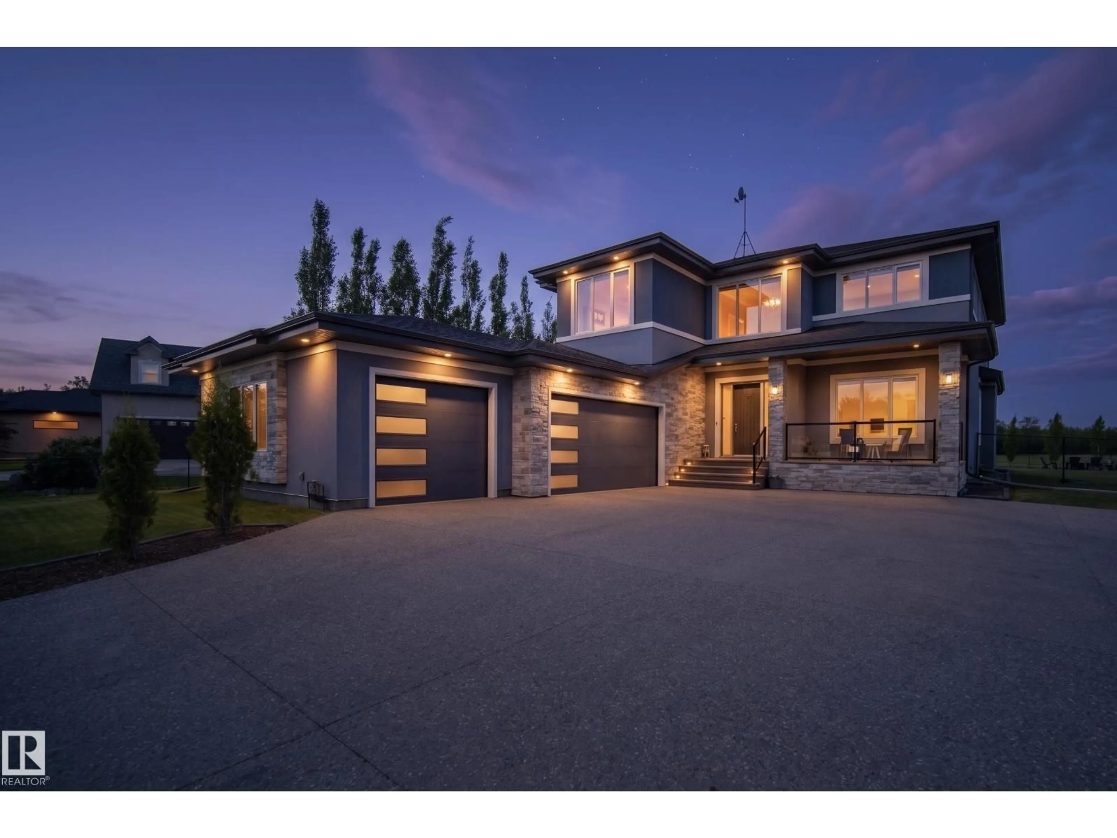Home with brick exterior material, street for 51025 - 38 RGE ROAD 222 RGE ROAD, Rural Strathcona County Alberta T8C1J5