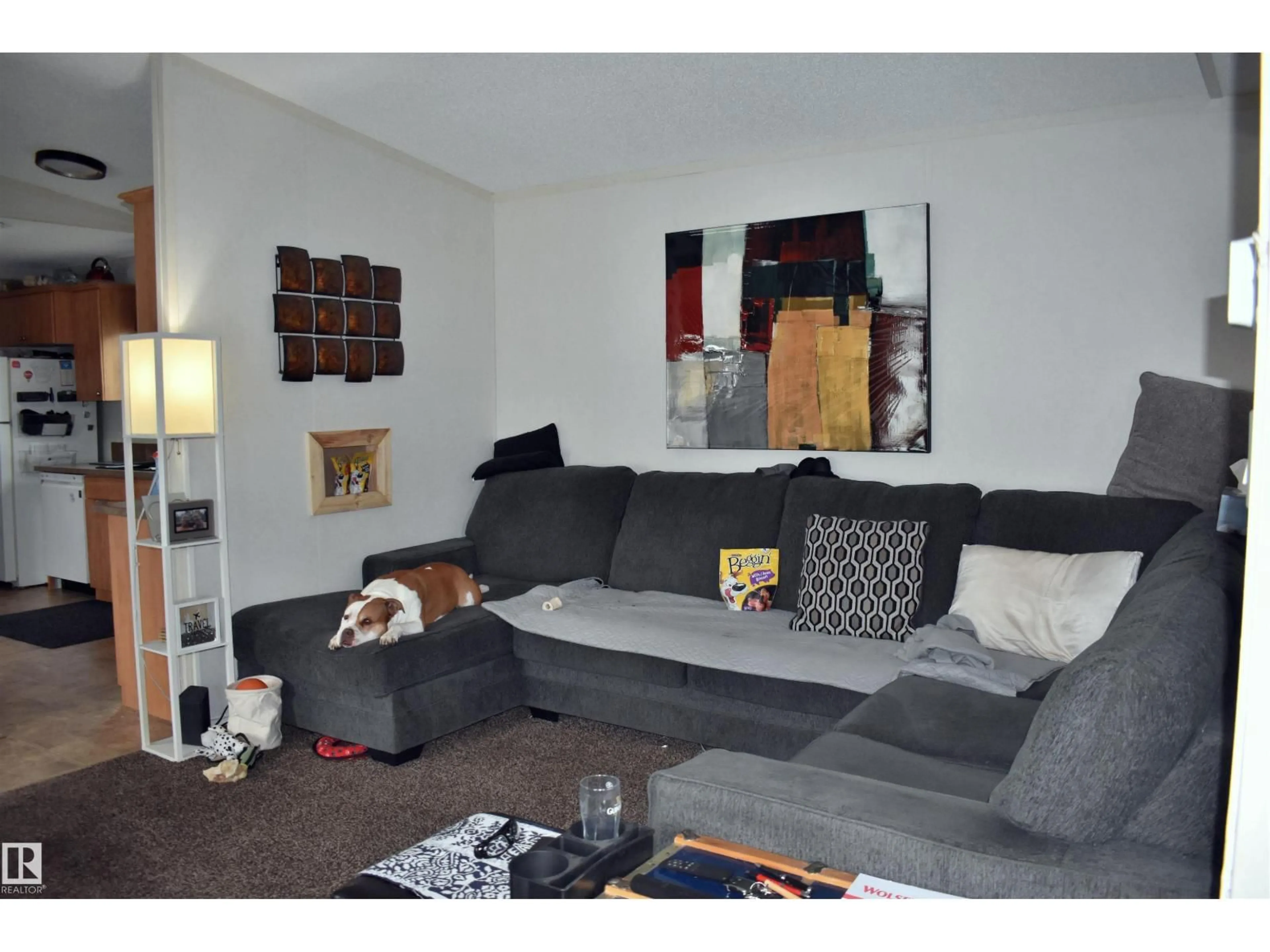 Living room with furniture, unknown for 52 EVERGREEN PA, Edmonton Alberta T5Y4M2