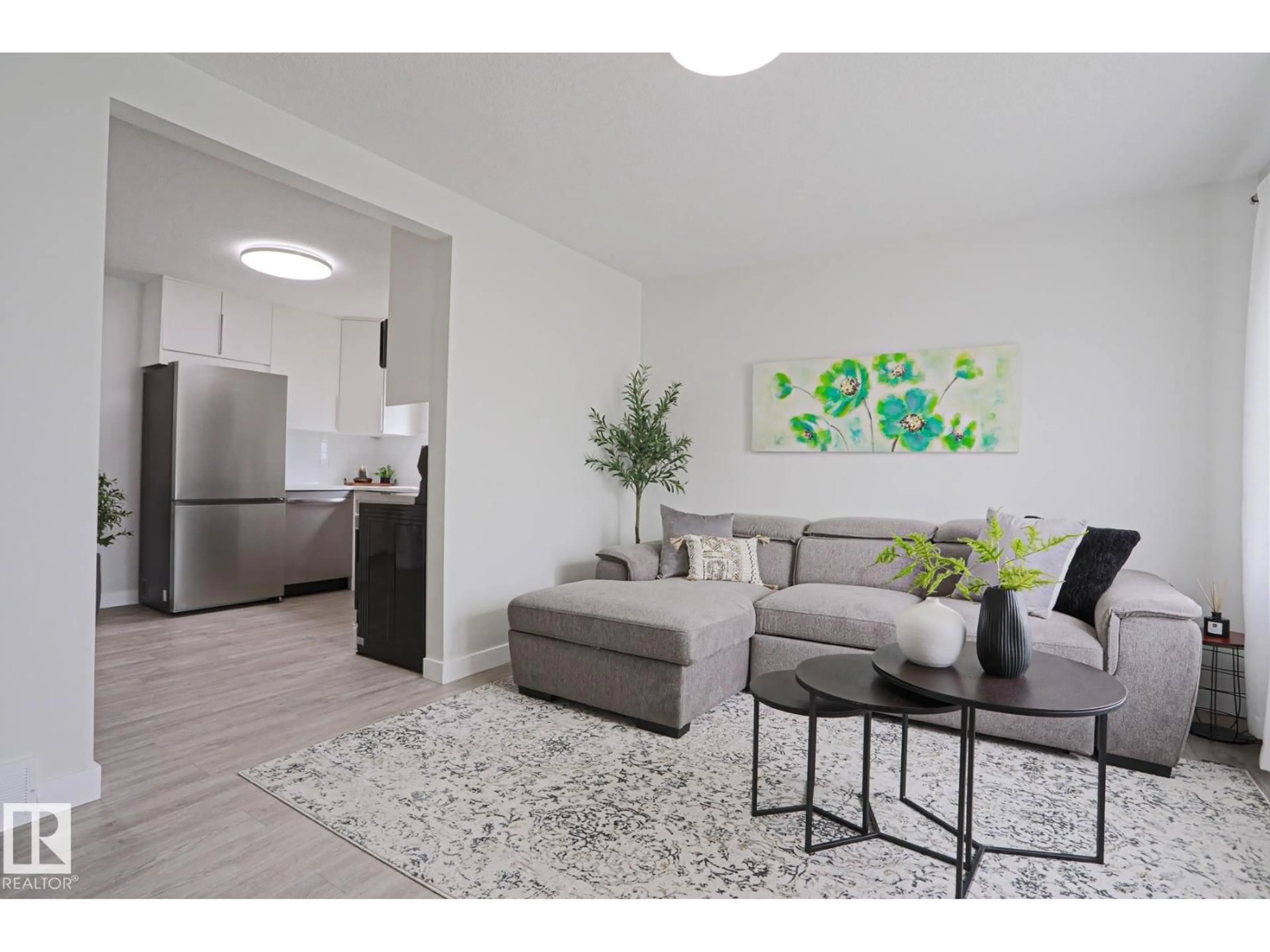 Living room with furniture, unknown for 9909 157 ST, Edmonton Alberta T5P2T7