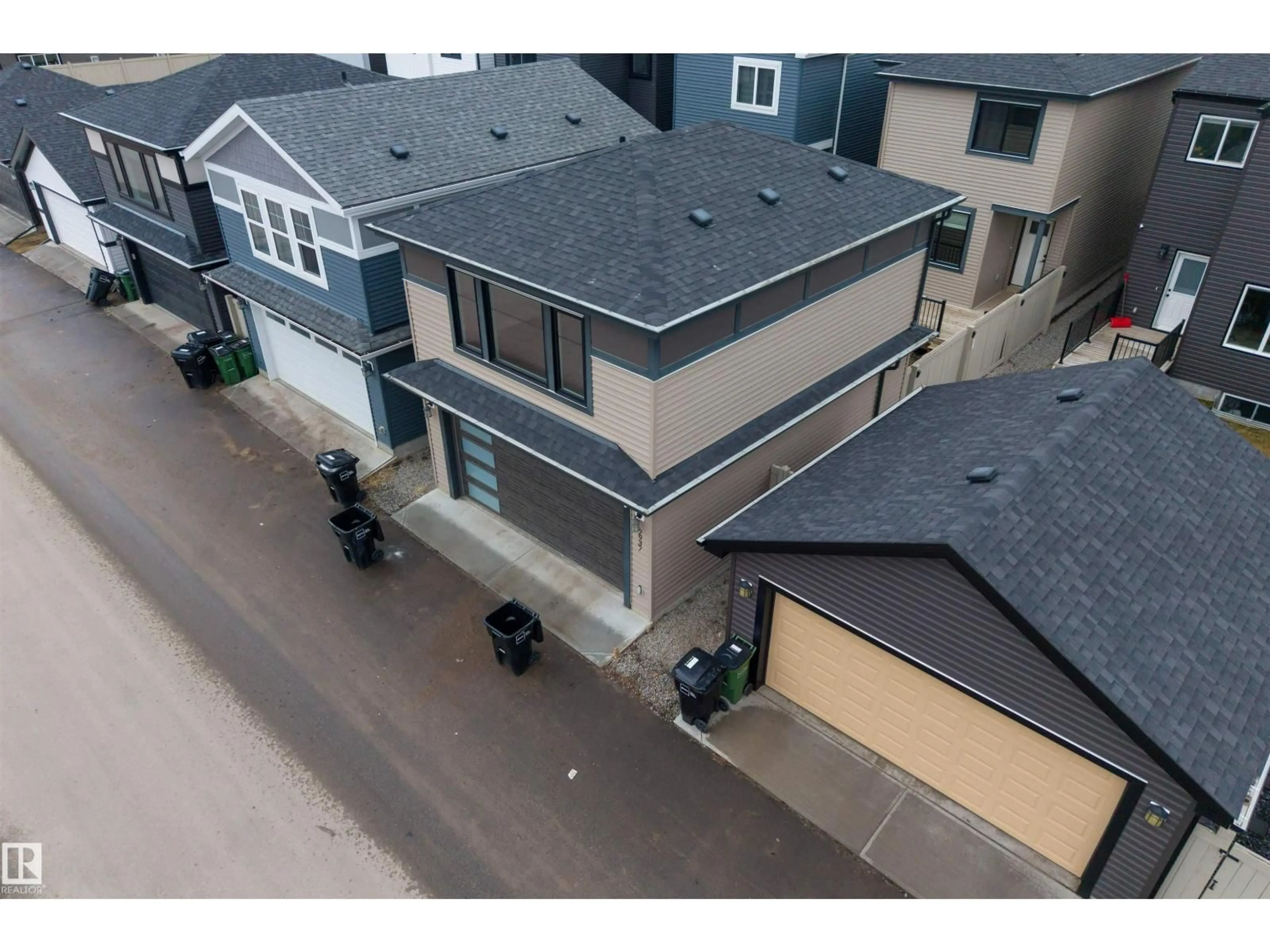 A pic from outside/outdoor area/front of a property/back of a property/a pic from drone, street for SW - 2937 COUGHLAN GR, Edmonton Alberta T6W3X6