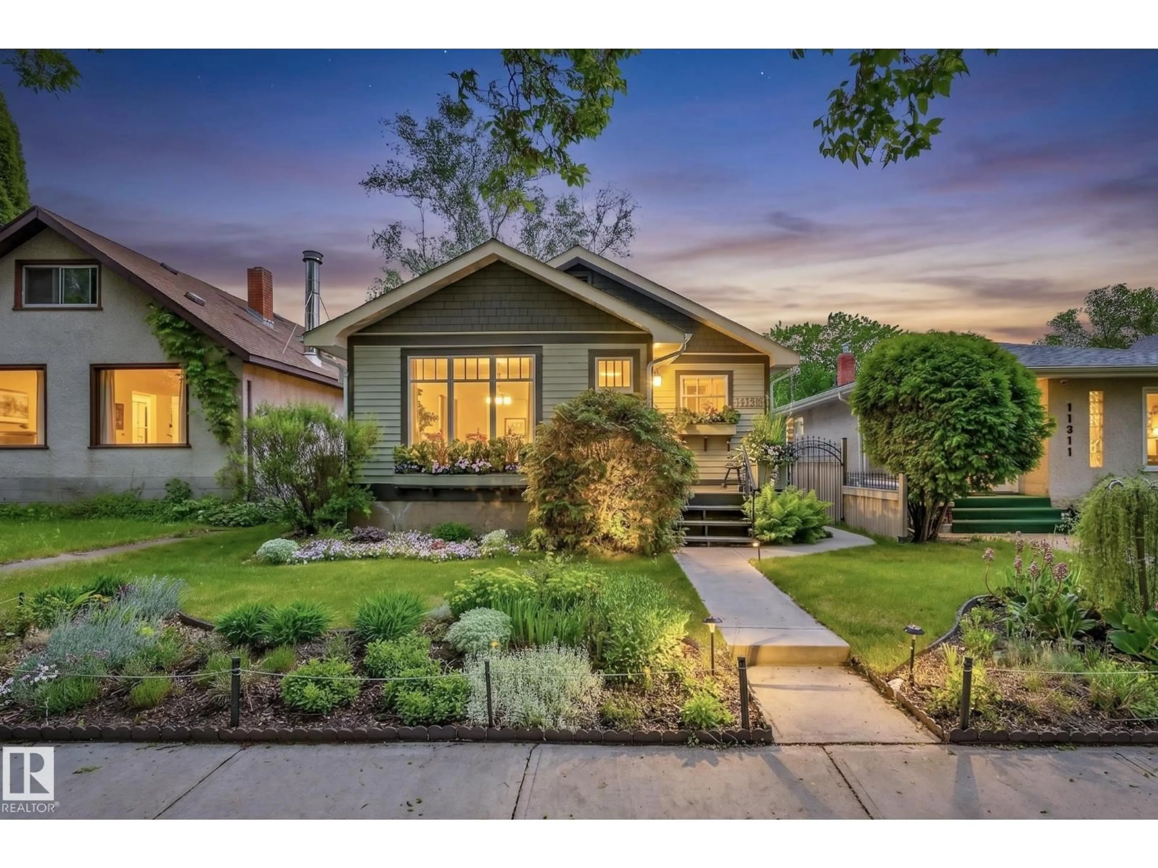 Home with brick exterior material, street for 11313 67 ST, Edmonton Alberta T5B1L2
