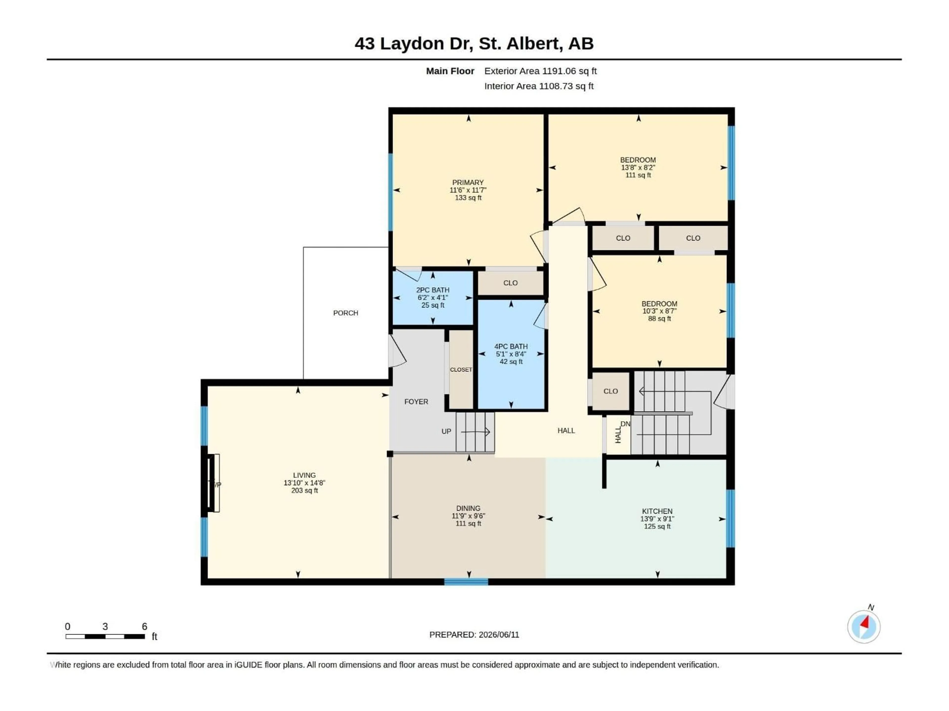 Floor plan for 43 LAYDON DR, St. Albert Alberta T8N2H8