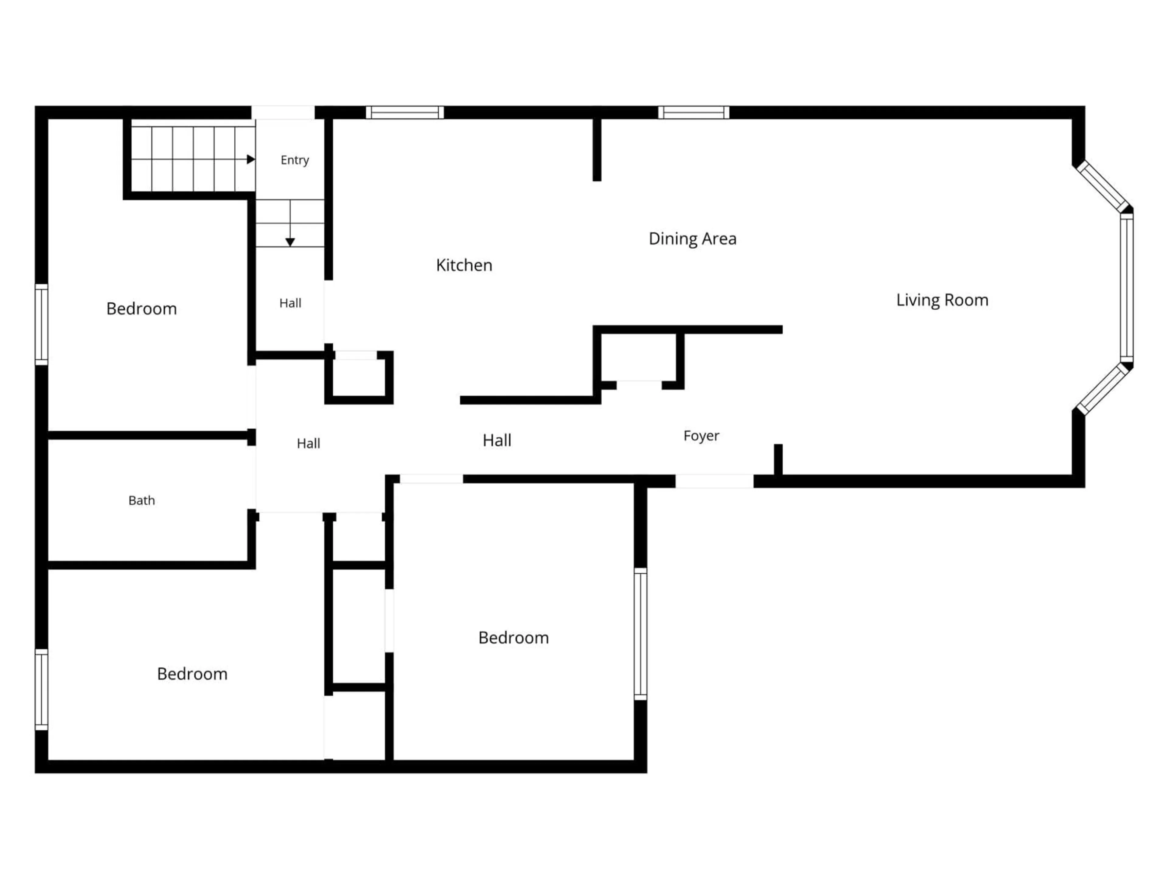 Floor plan for NW - 17007 95 ST, Edmonton Alberta T5Z2A7